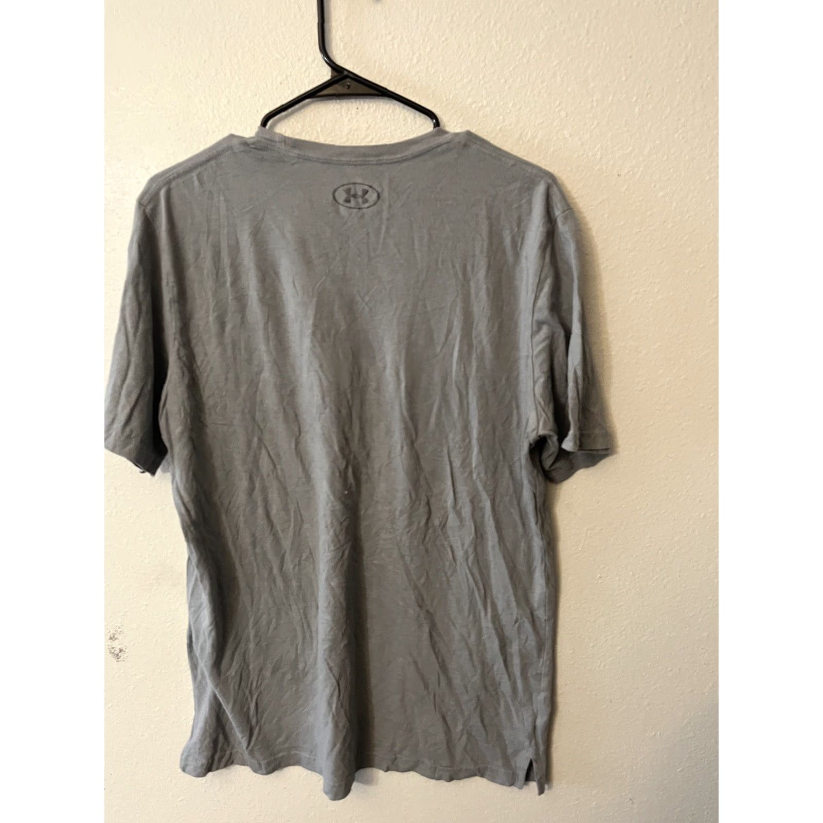 Under Armour Under Armour Gray Graphic T-Shirt Men's Large Short Sleeve Crew Neck Sports Size US L / EU 52-54 / 3 - 2 Thumbnail