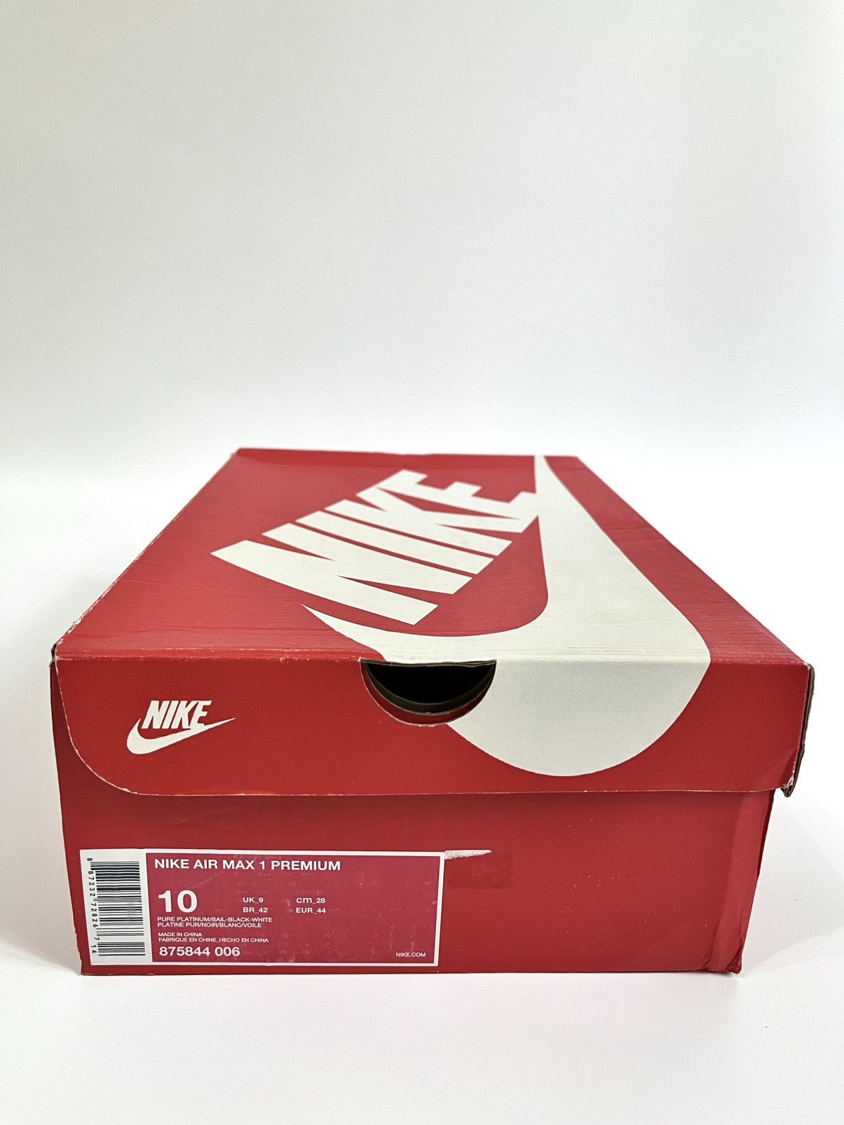 Nike Nike Air Max 1 87 Mini Swoosh “Pure Platinum” Size US 10 / EU 43 - 12 Thumbnail