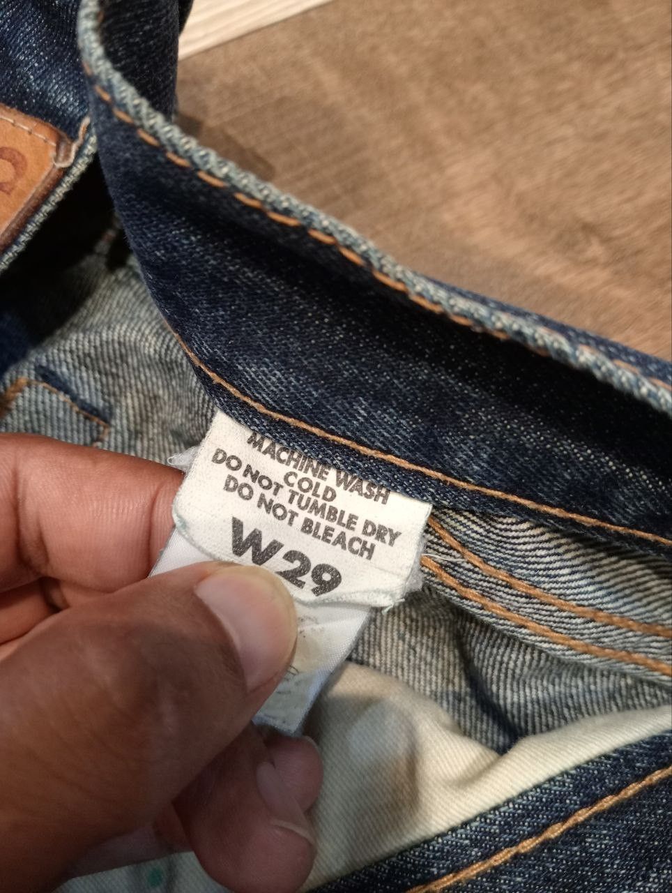 Toyo Enterprises CAT'S PAW TOYO ENTERPRISE BLUE DENIM SELVEDGE PANTS Size US 29 - 6 Thumbnail