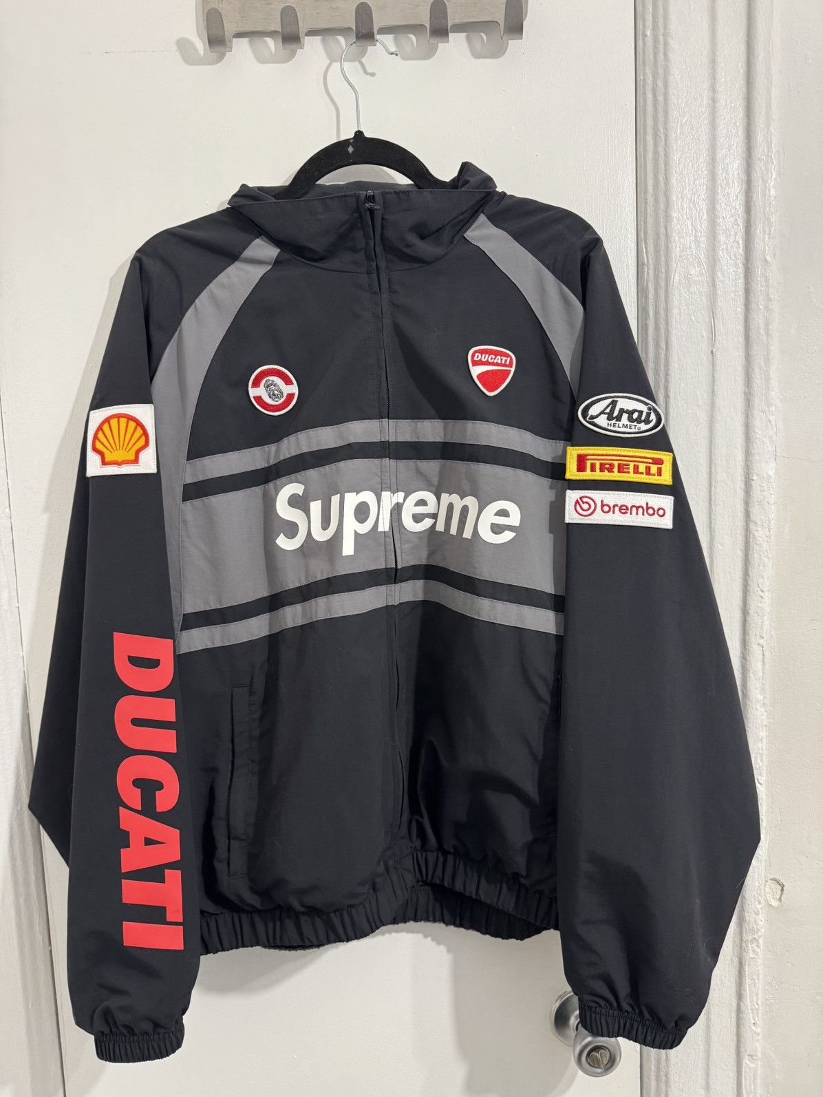 【正規品】Supreme Ducati Track Jacket black M Supreme Ducati Track Jacket Black | eBay