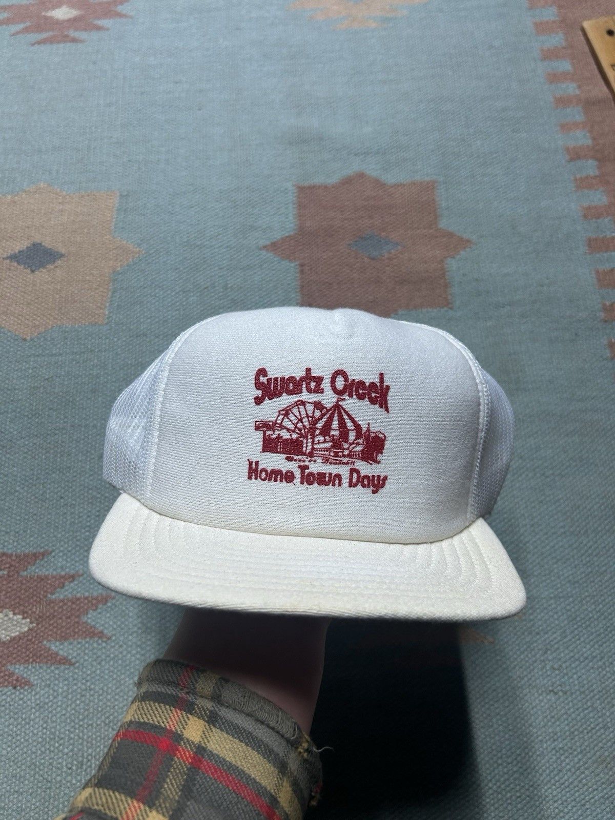 Vintage trucker hat Swartz creek Michigan home town days carnival US Size ONE SIZE - 2 Thumbnail