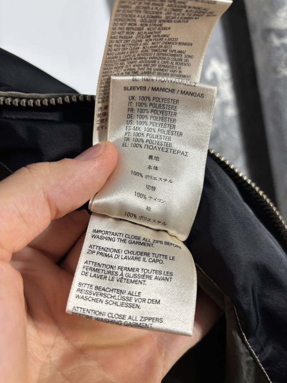 Diesel Vintage Diesel Nylon Leather Inserts RARE Bomber Jacket Size US L / EU 52-54 / 3 - 16 Thumbnail