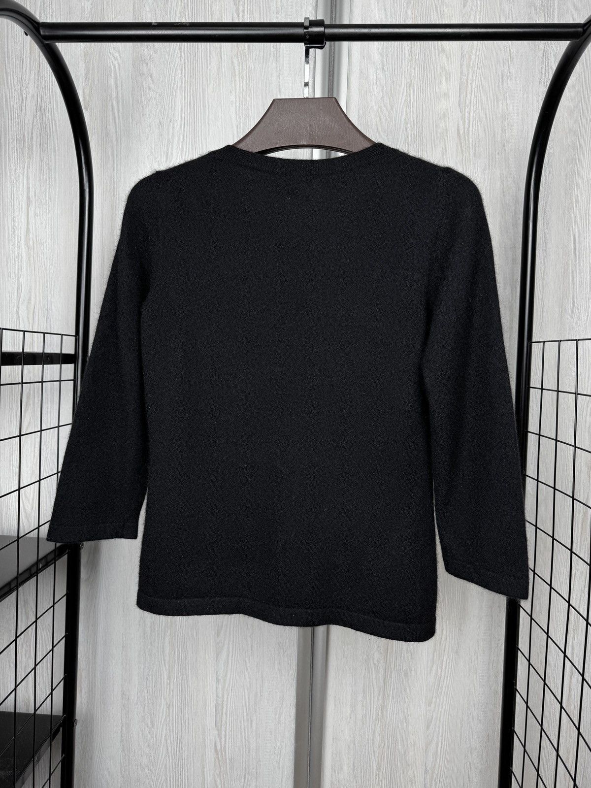 Escada Escada black pure cashmere v-neck sweater size M Size M / US 6-8 / IT 42-44 - 7 Thumbnail