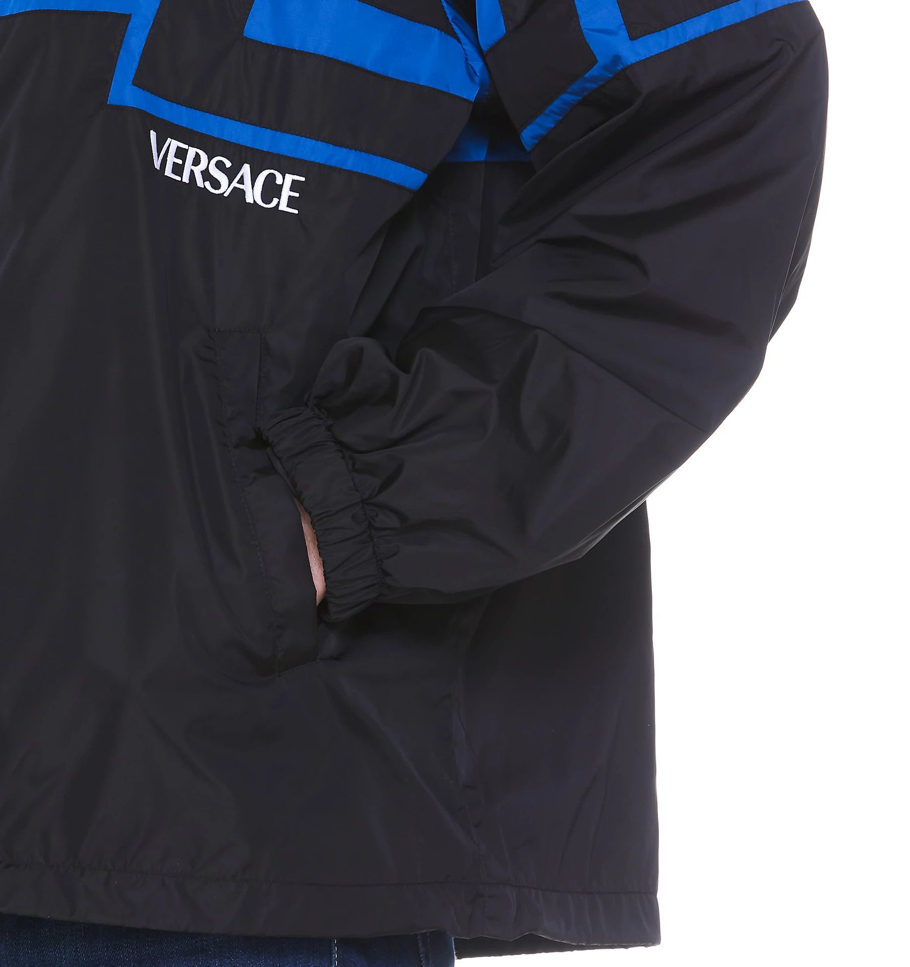 Versace o1y0425 Logo Jacket in Black Size US M / EU 48-50 / 2 - 2 Thumbnail