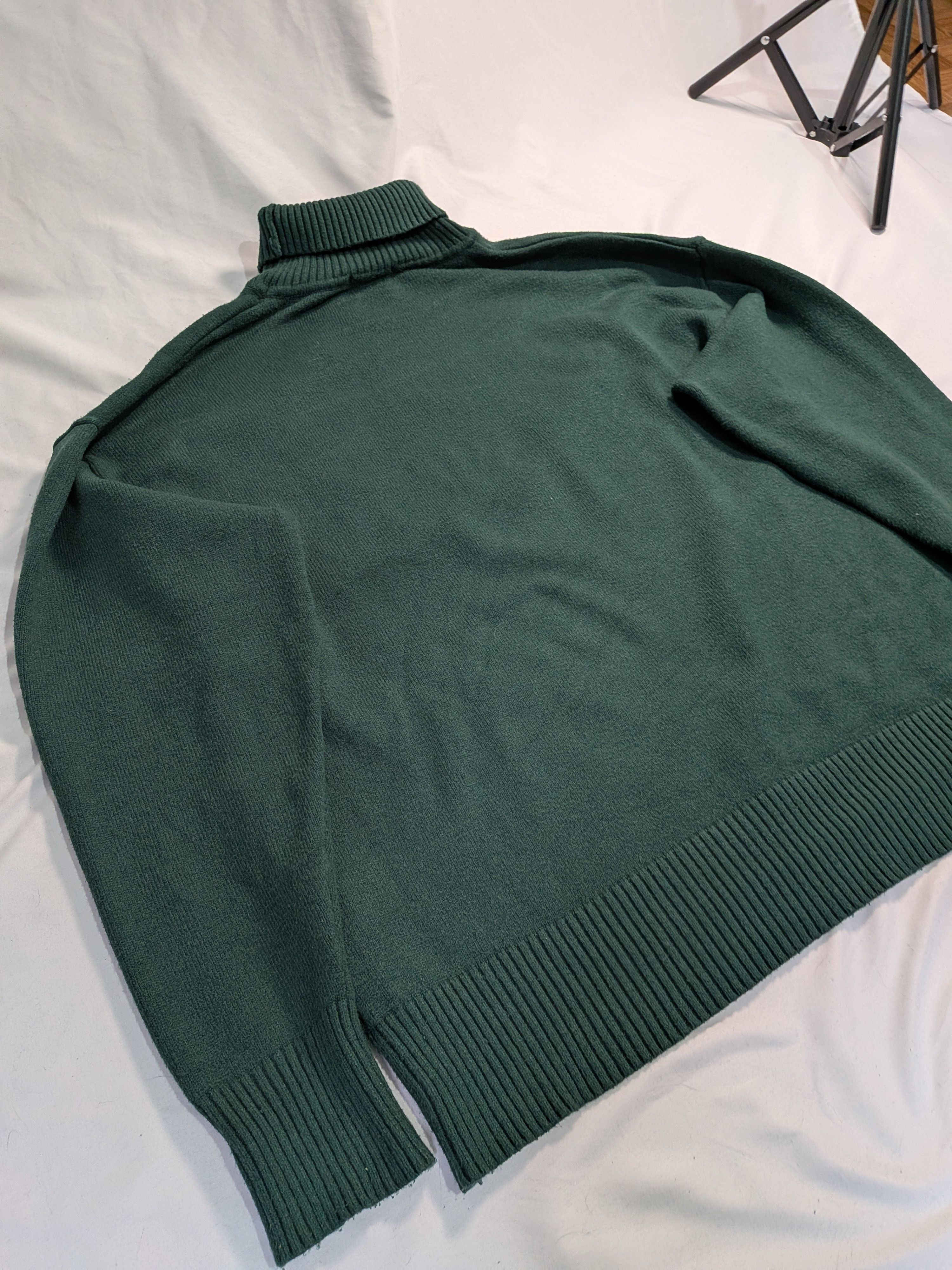 AMI Ami Paris Ami de Coeur Oversized Turtleneck Sweater Green XL Size US XL / EU 56 / 4 - 17 Thumbnail