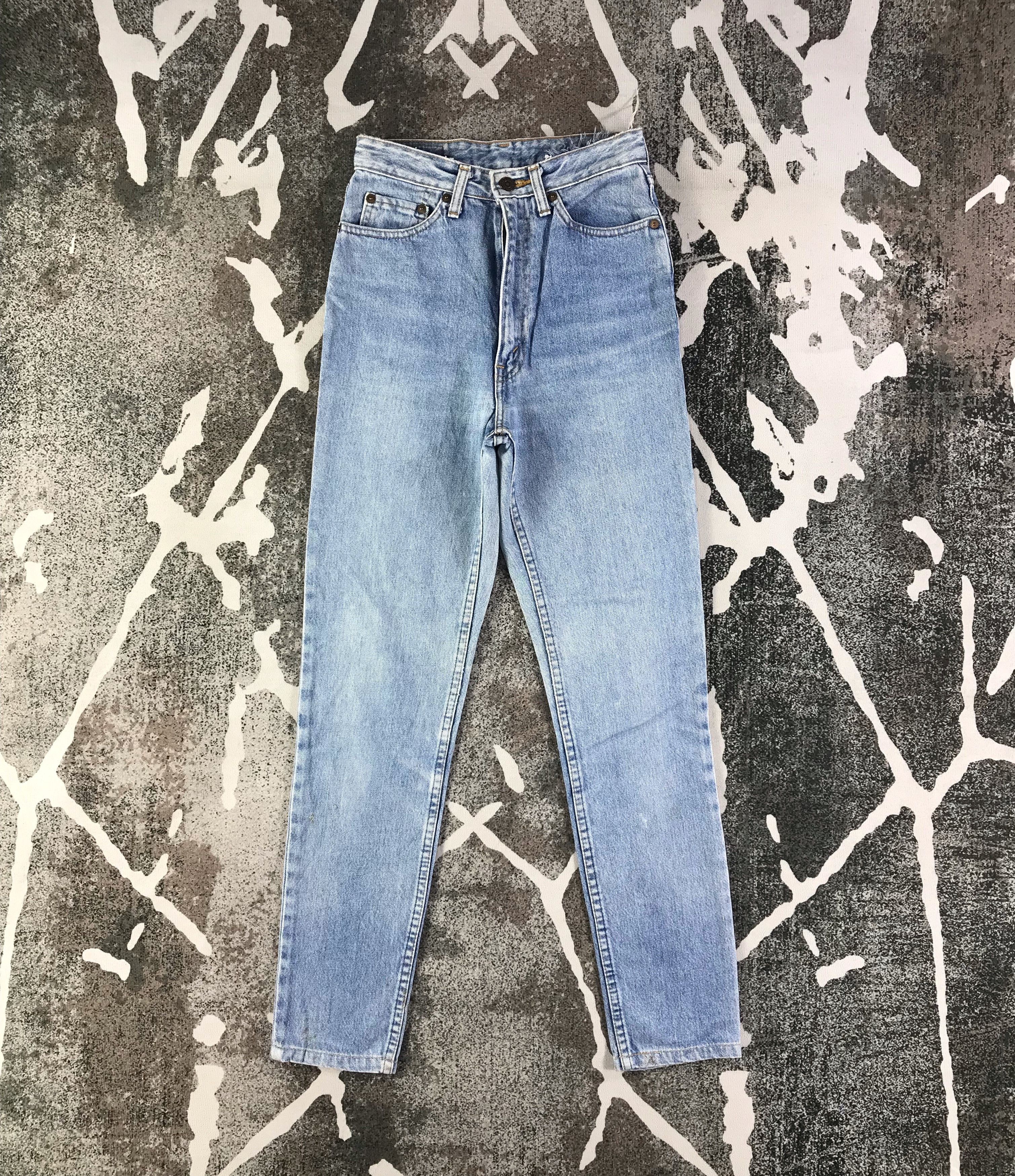 Levi's Vintage 90s Levis 606 Jeans Medium Wash Denim KJ1639 Size 25" / US 0 / IT 36 - 1 Thumbnail