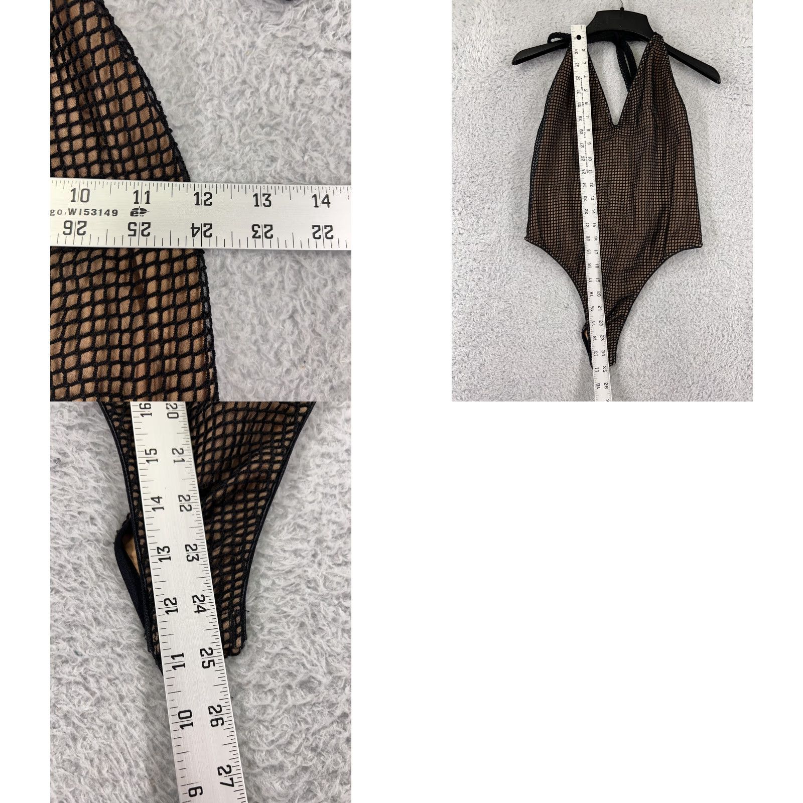 Dress the Population Dress The Population Bodysuit Women M Black Lace Polyester V-Neck Sleeveless Snap Pull on Casual Women’s 90s? Size M / US 6-8 / IT 42-44 - 9 Thumbnail