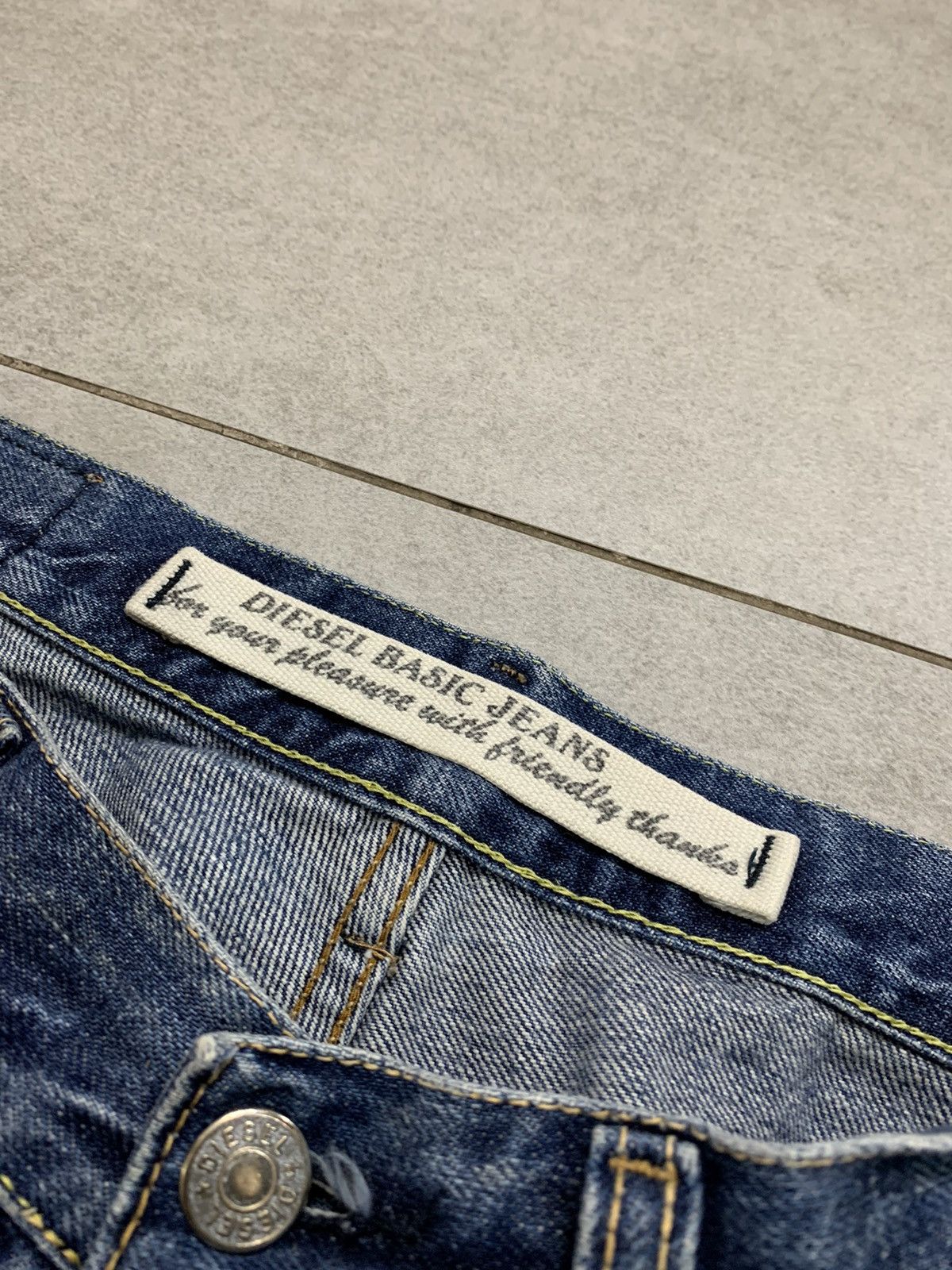 Diesel Y2k 2000s Vintage Diesel faded blue Denim wide leg Jeans Size US 32 / EU 48 - 8 Thumbnail