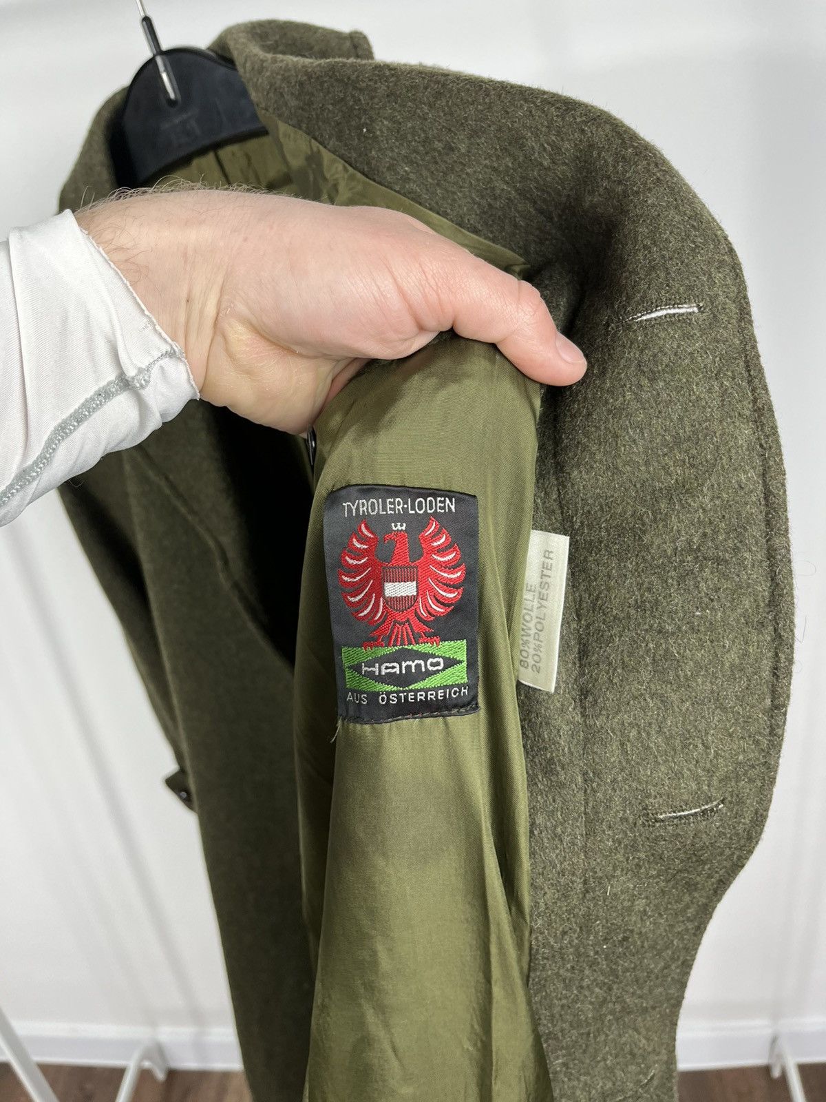 Other Vintage Tyrolean Loden Wool Coat Green Austrian Alpine Size US M / EU 48-50 / 2 - 7 Thumbnail