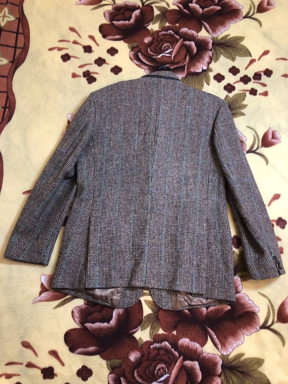 Harris Tweed Kingdum Meakers Piccadilly Harris Tweed Blazer Vintage 1960s Size US L / EU 52-54 / 3 - 15 Thumbnail