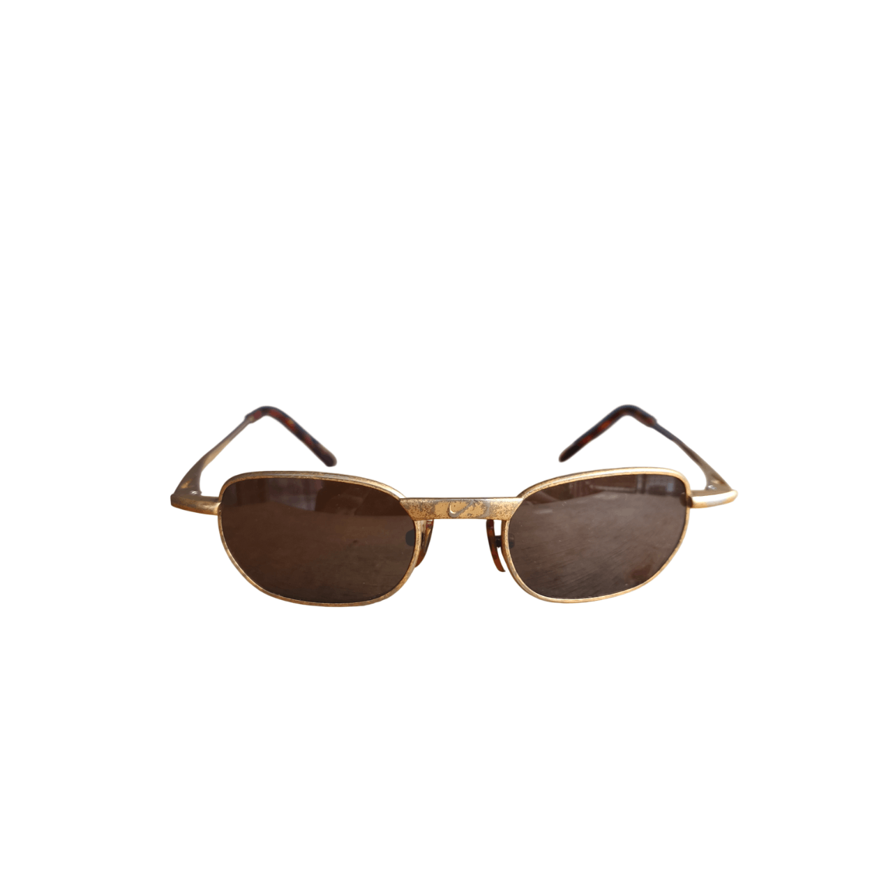 Nike Vintage Nike Gold Sunglasses Size ONE SIZE - 1 Thumbnail
