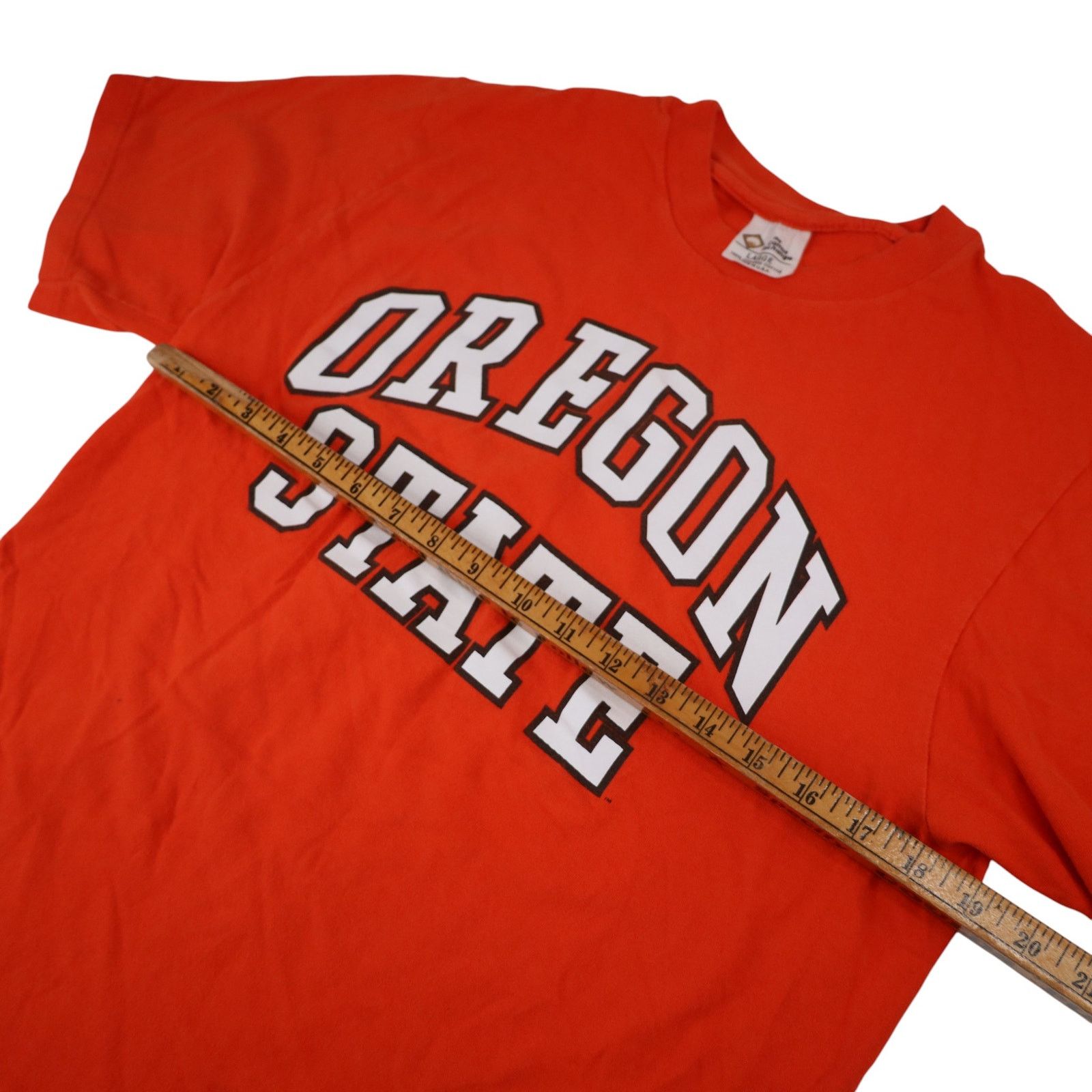 Vintage Vintage Oregon State Spellout Graphic T Shirt Size US L / EU 52-54 / 3 - 7 Thumbnail