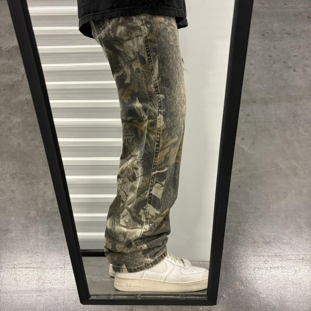 Vintage Crazy Vintage Y2K/2000s Baggy Real Camo Ripped Camo Denim Jeans! Size US 32 / EU 48 - 2 Thumbnail