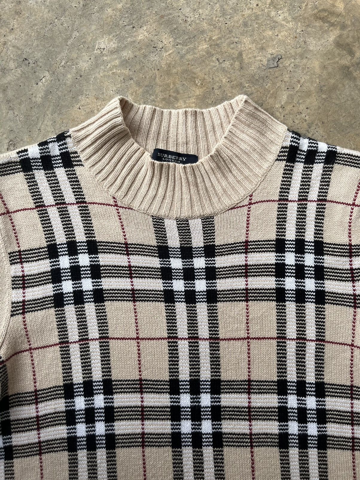 Burberry Burberry London Nova Check Knitwear Size XS / US 0-2 / IT 36-38 - 5 Thumbnail