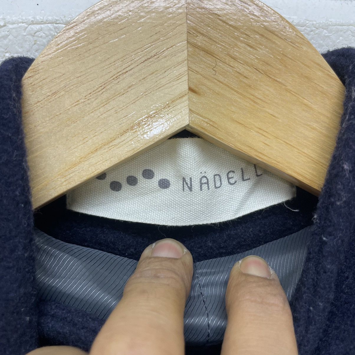 Japanese Brand 🔥 Nadell Double Side Button Stand Up Collar Wool Jacket Size M / US 6-8 / IT 42-44 - 9 Thumbnail
