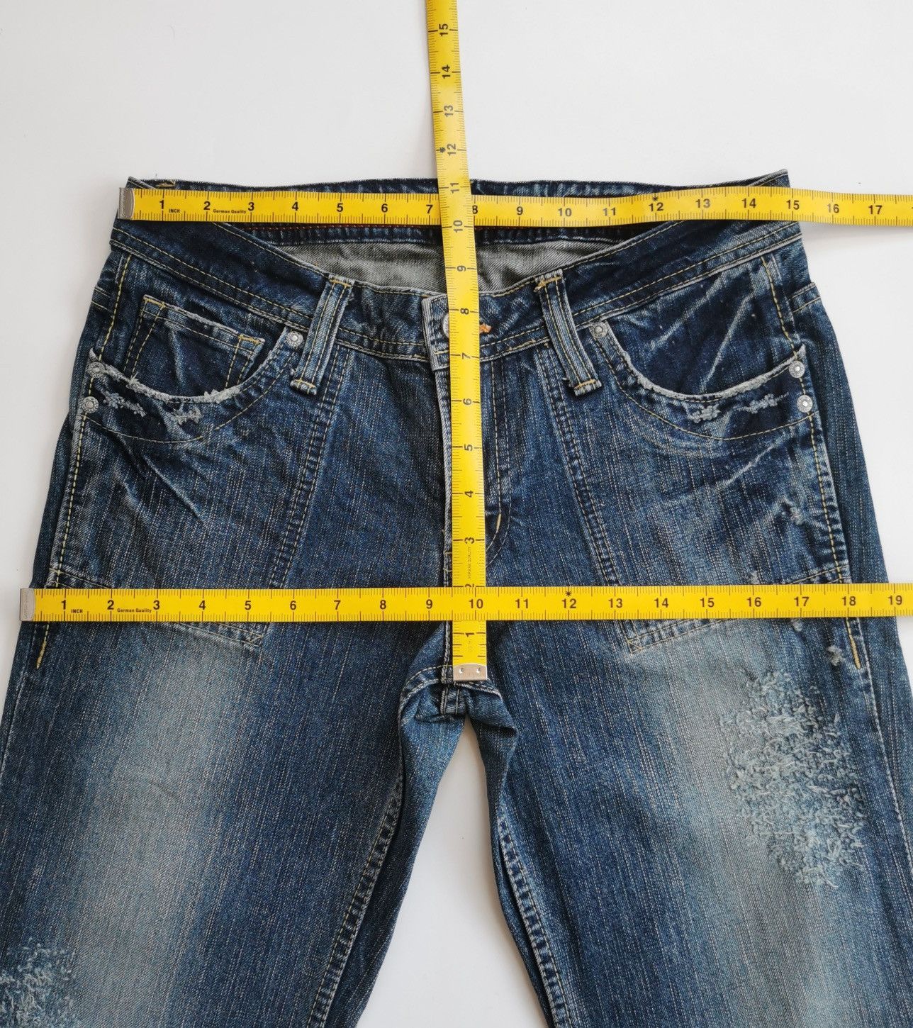 Levi's Flare Bootcut Brappers Lady Vintage Denim Jeans Size 30" / US 8 / IT 44 - 10 Thumbnail