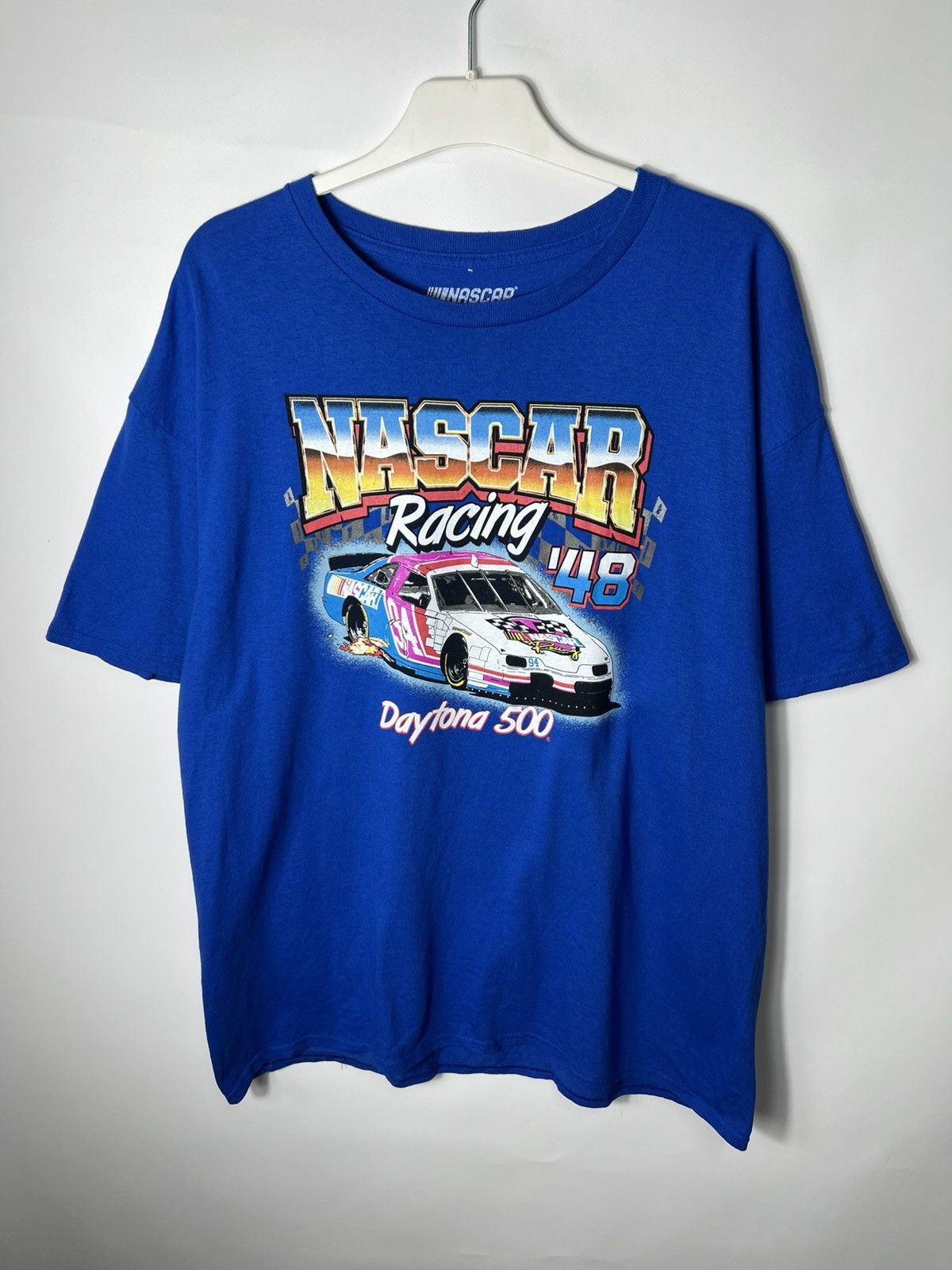 NASCAR Vintage racing Nascar 48 Daytona 500 Graphic T-shirt Size US XL / EU 56 / 4 - 1 Thumbnail