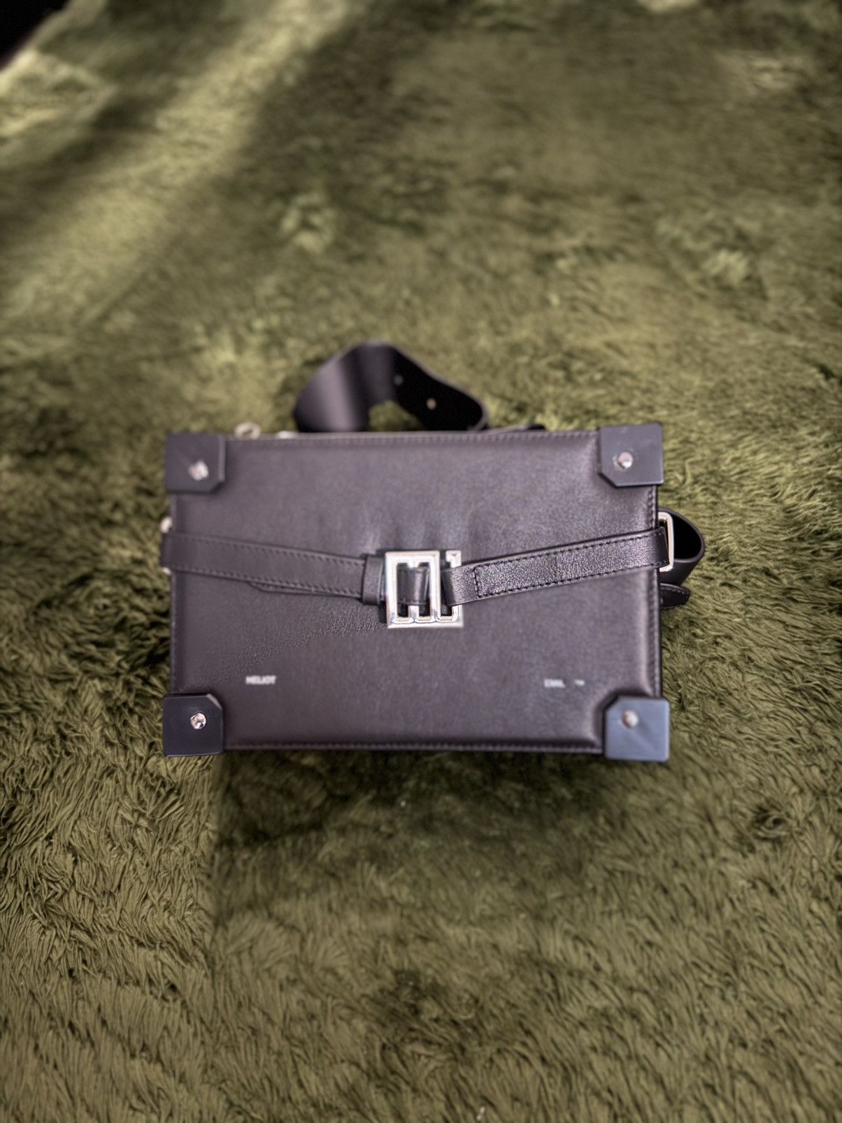 Heliot Emil Heliot Emil Leather Buckle Trunk Bag Size ONE SIZE - 10 Thumbnail
