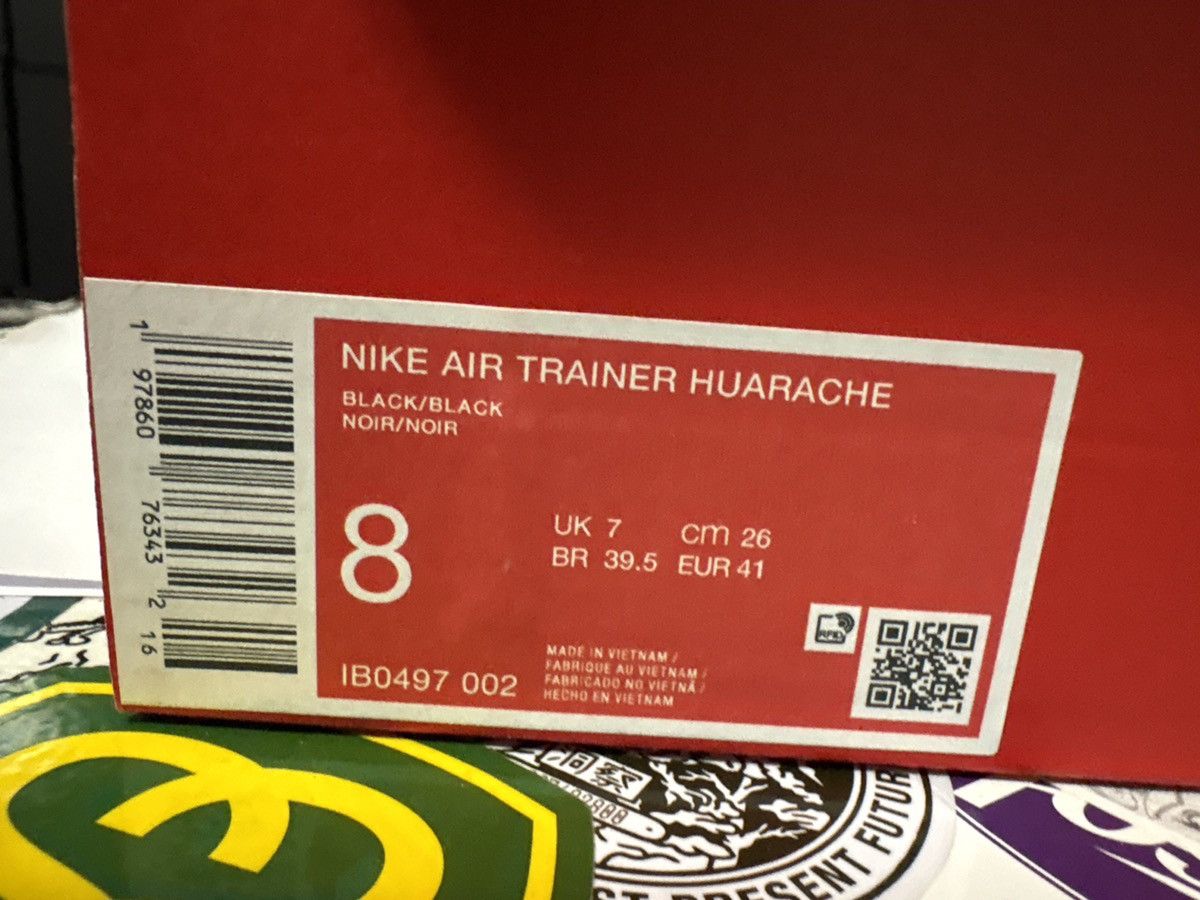 Nike Triple Black Nike Air Huarache Trainer Size US 8 / EU 41 - 8 Thumbnail