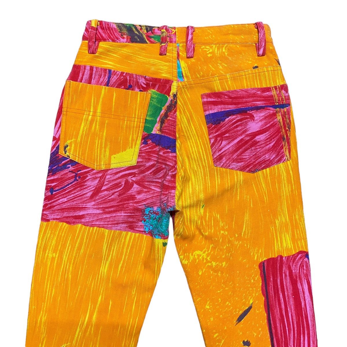 Issey Miyake Archive Issey Miyake Multi Colour Artisanal Painter Jeans Size 24" / US 00 / IT 34 - 9 Thumbnail