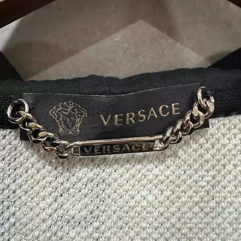 Versace Versace The hooded zip jacket is designed with a black and Size US M / EU 48-50 / 2 - 4 Thumbnail