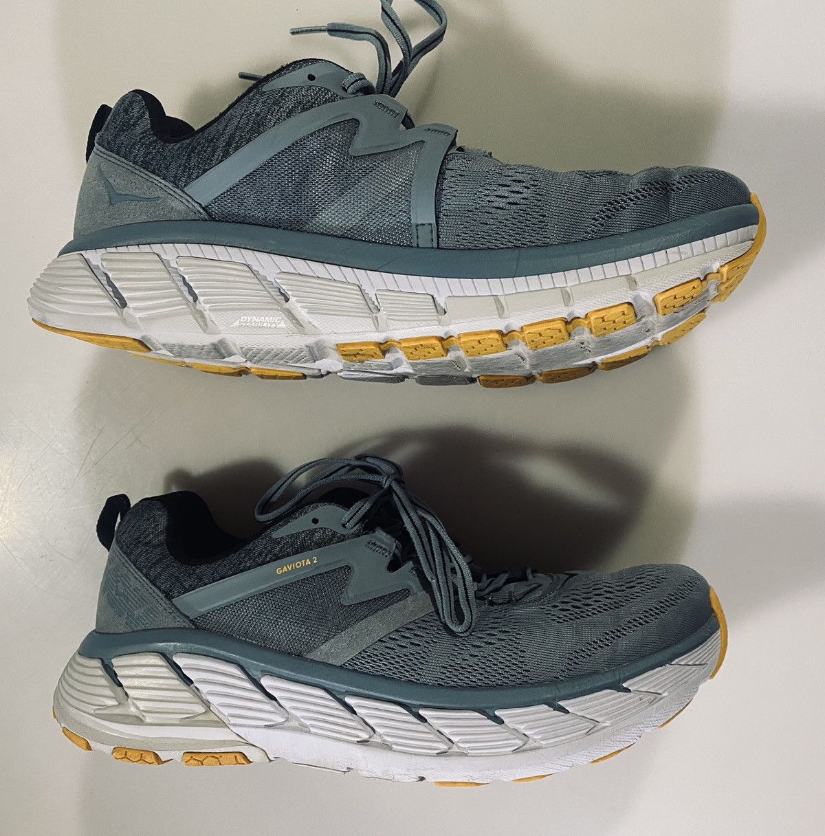 image of Hoka One One Hoka Men's Gaviota 2 Lead/anthracite 11.5 Shoes in Grey