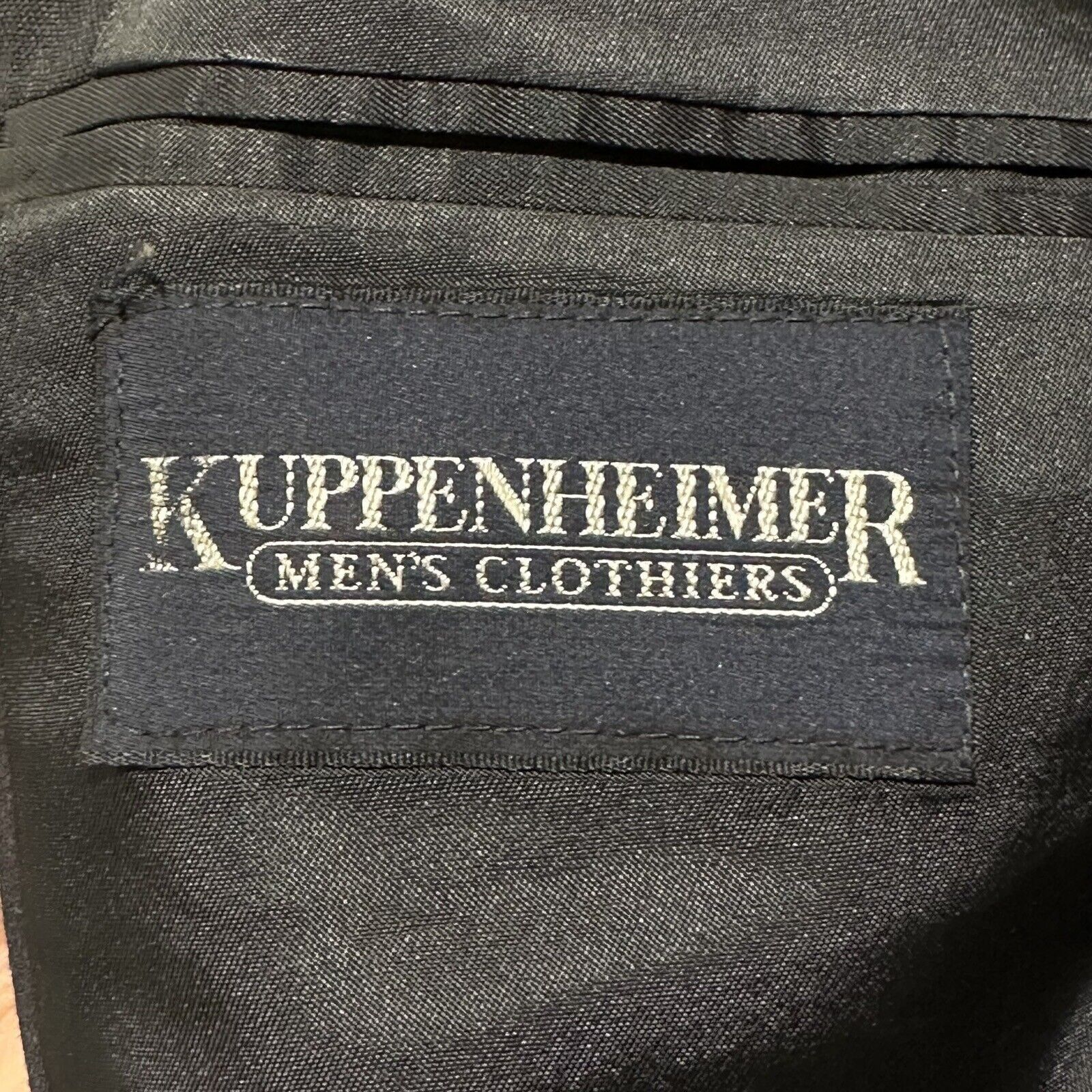 Other Vintage Kuppenheimer 50R Blue Pinstripe Suit Jacket Blazer Size 50R - 7 Thumbnail