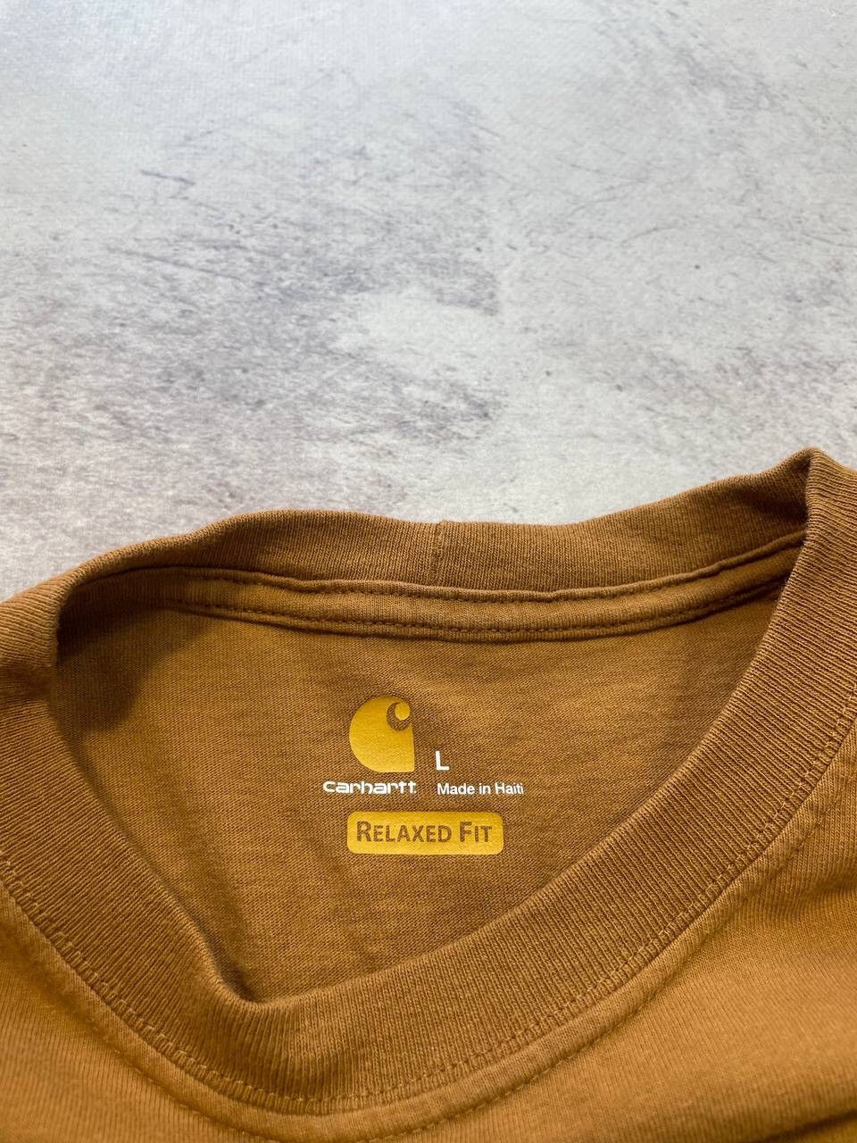 Carhartt × Vintage Vintage Carhartt Workwear Long Sleeve Tee T-shirt Y2K Size US L / EU 52-54 / 3 - 5 Thumbnail