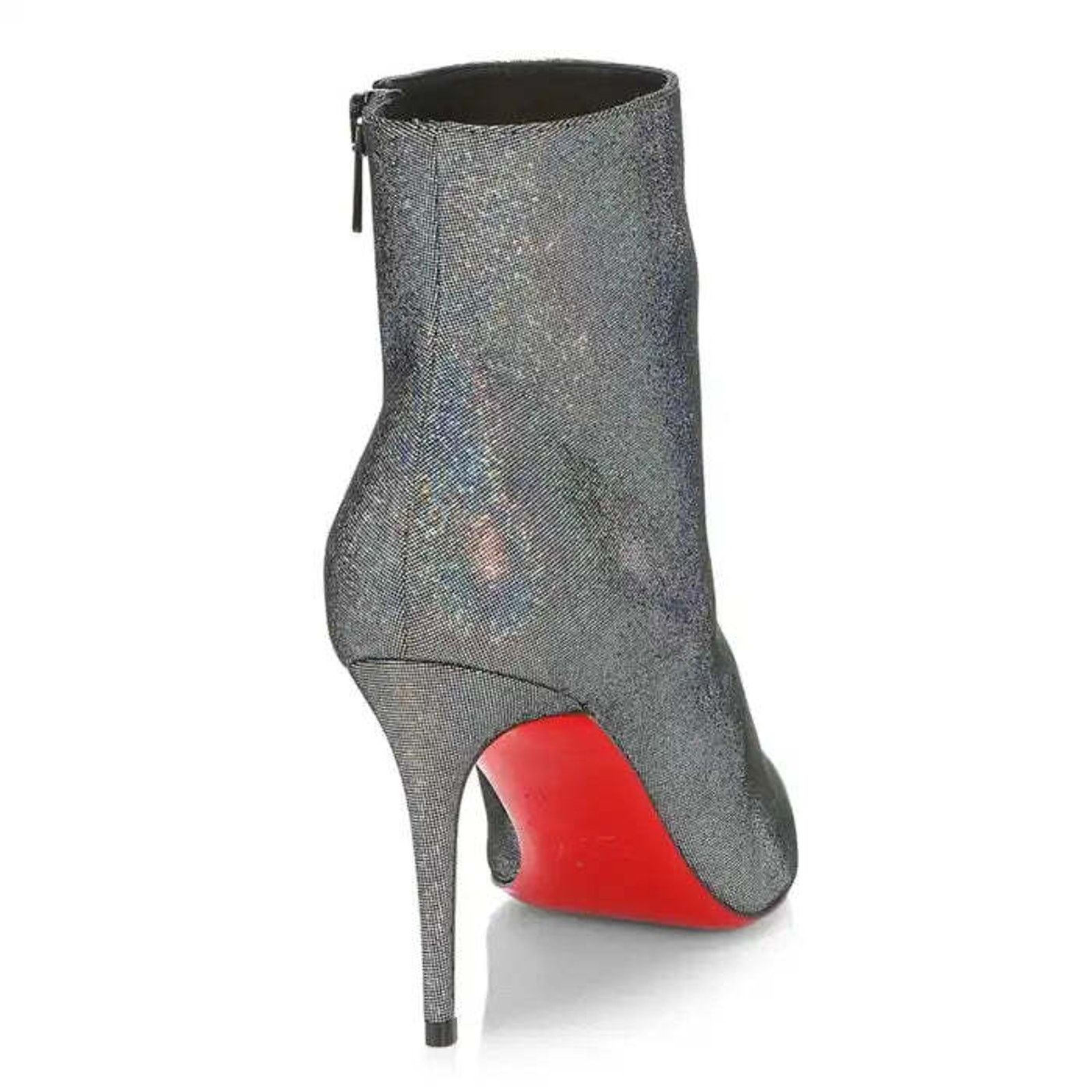 Christian Louboutin Christian Louboutin So Kate Booty 85 Silver Suede Disco Size US 12 / IT 42 - 10 Thumbnail