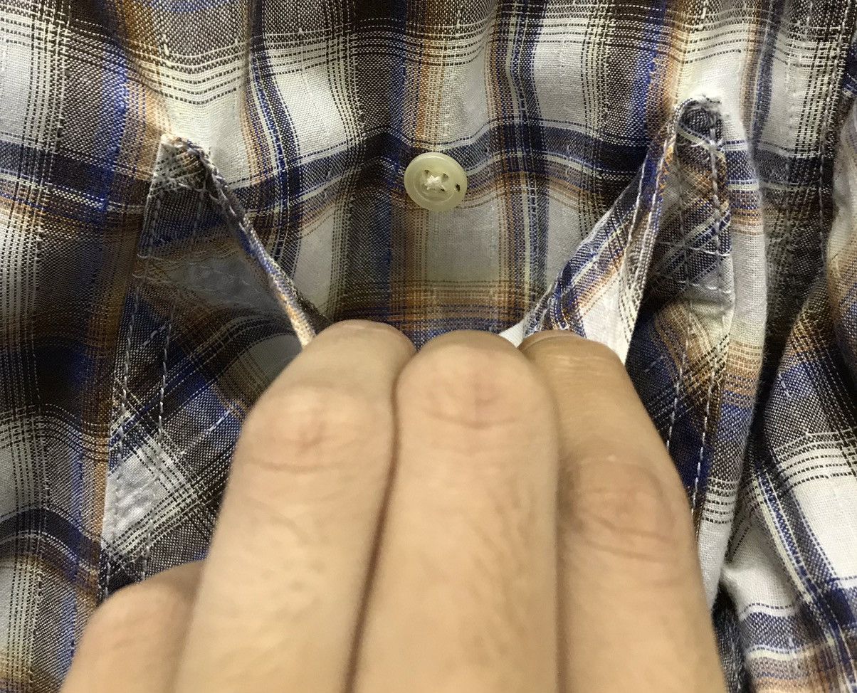 Kansai Yamamoto × Vintage Vintage Kansai Jeans Long Sleeve Shirt Button Up Size US L / EU 52-54 / 3 - 6 Thumbnail