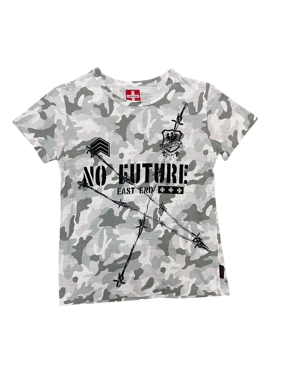 No Future No Future anarchy barbed wire camo shirt Size US S / EU 44-46 / 1 - 1 Thumbnail