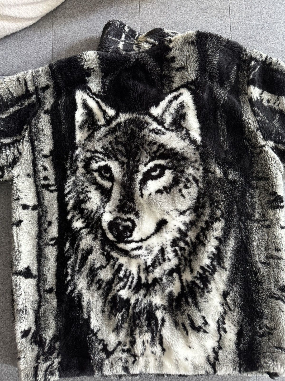 Designer × Vintage Timber Wolf Fleece Jacket Size US M / EU 48-50 / 2 - 3 Thumbnail