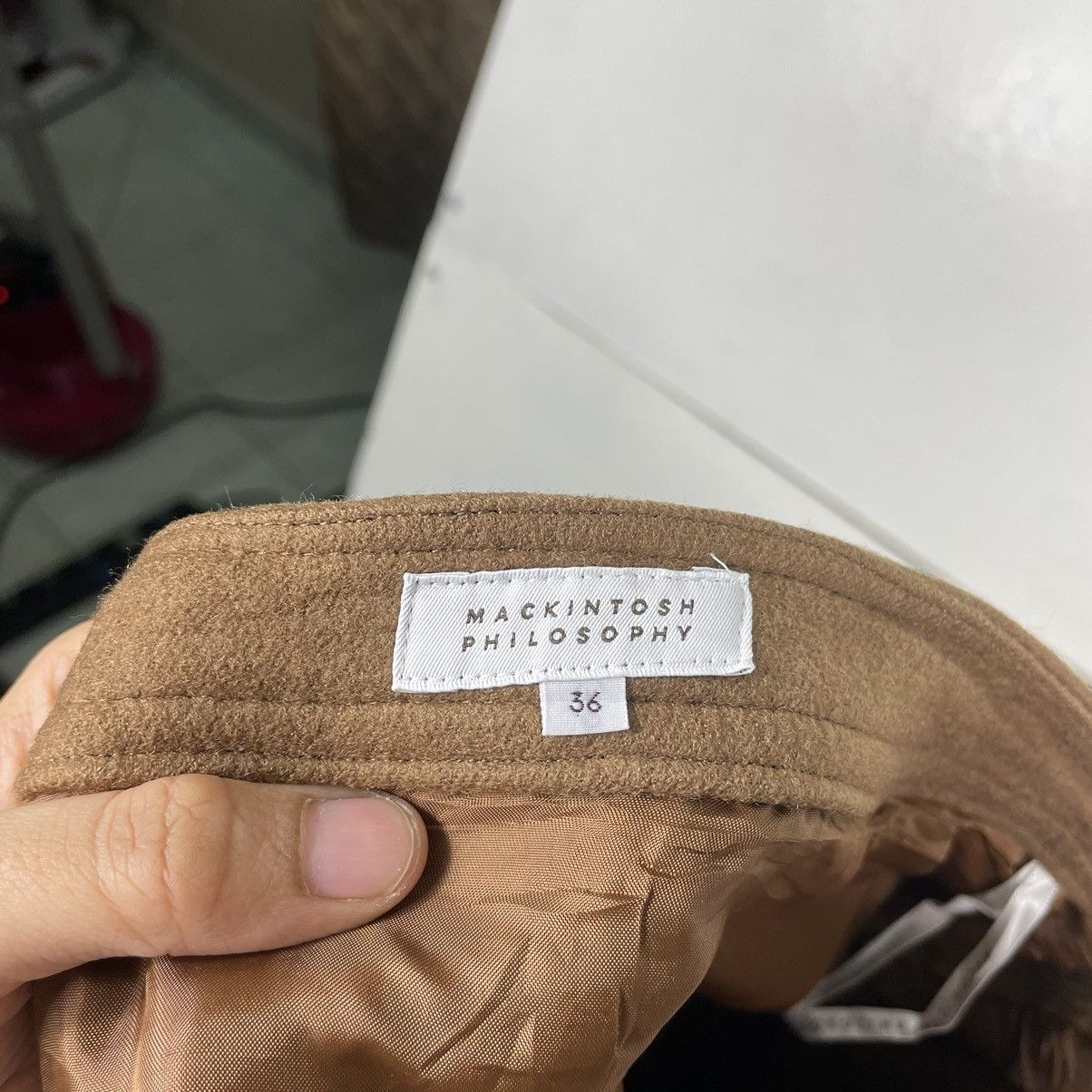 Mackintosh 💥MACKINTOSH A LINE SKIRT RICH BROWN Size 36" / US 14 / IT 50 - 9 Thumbnail