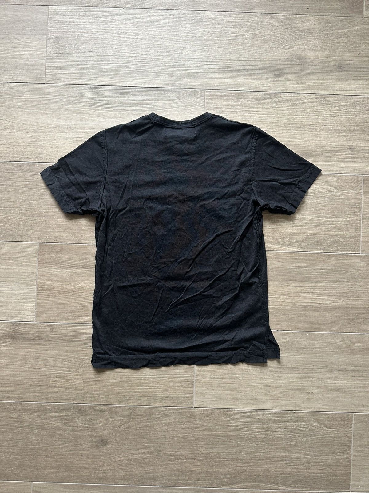 Mastermind Japan Mastermind Japan Black x Comme Des Garçons Cut & Sew Tee Size US S / EU 44-46 / 1 - 2 Thumbnail