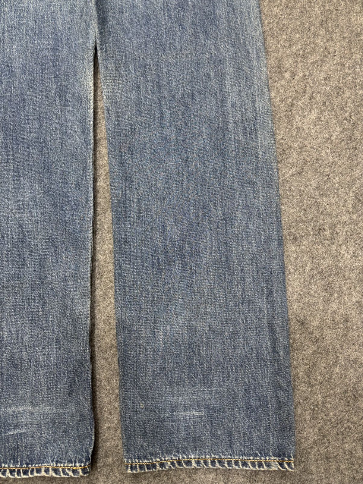 Edwin 💥Wide 90s💥Vintage Edwin Mnimalist Fade Selvedge Denim F626 Size US 29 - 14 Thumbnail