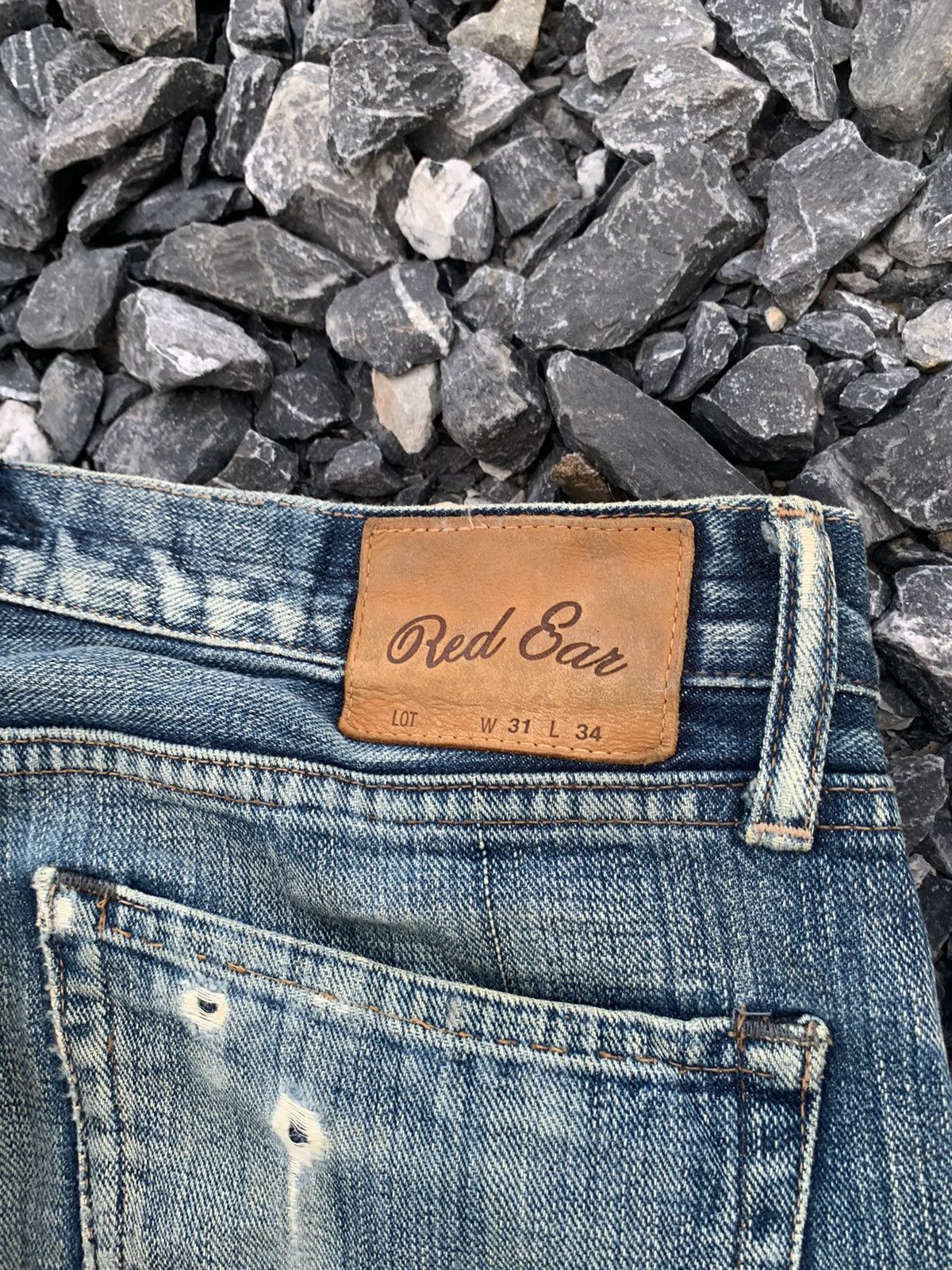Kapital RED EAR PAUL SMITH SELVEDGE JAPANESE DISTRESSED DENIM Size US 32 / EU 48 - 14 Thumbnail