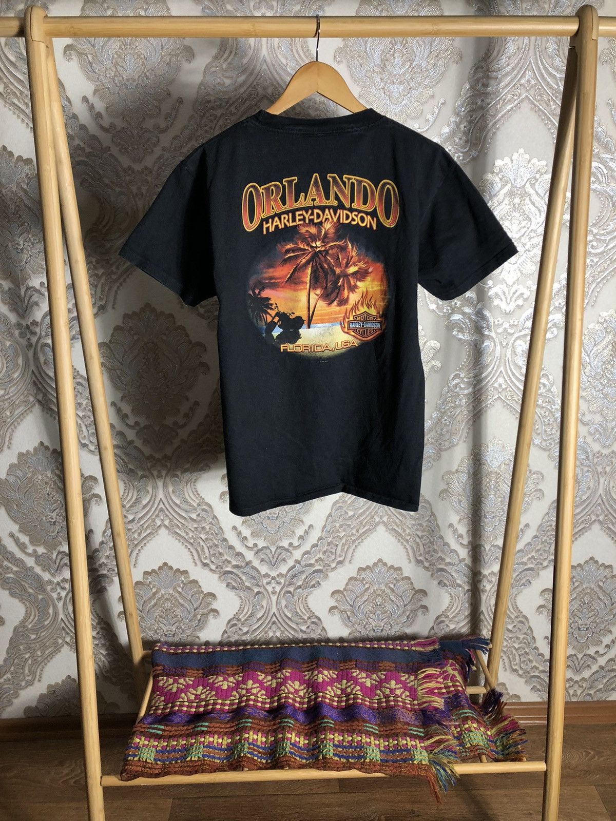 Harley Davidson VINTAGE HARLEY DAVIDSON ORLANDO MOTORCYCLE FLORIDA Y2K 90s Size US M / EU 48-50 / 2 - 7 Thumbnail