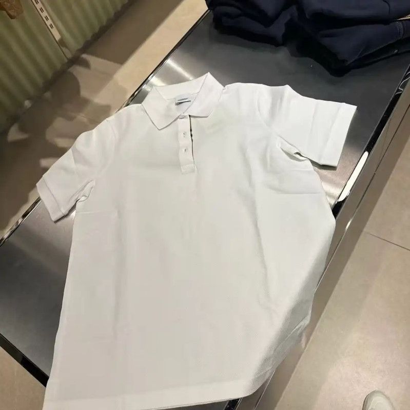 Burberry Burberry Men's Short Sleeve Cotton Polo Size US S / EU 44-46 / 1 - 1 Thumbnail