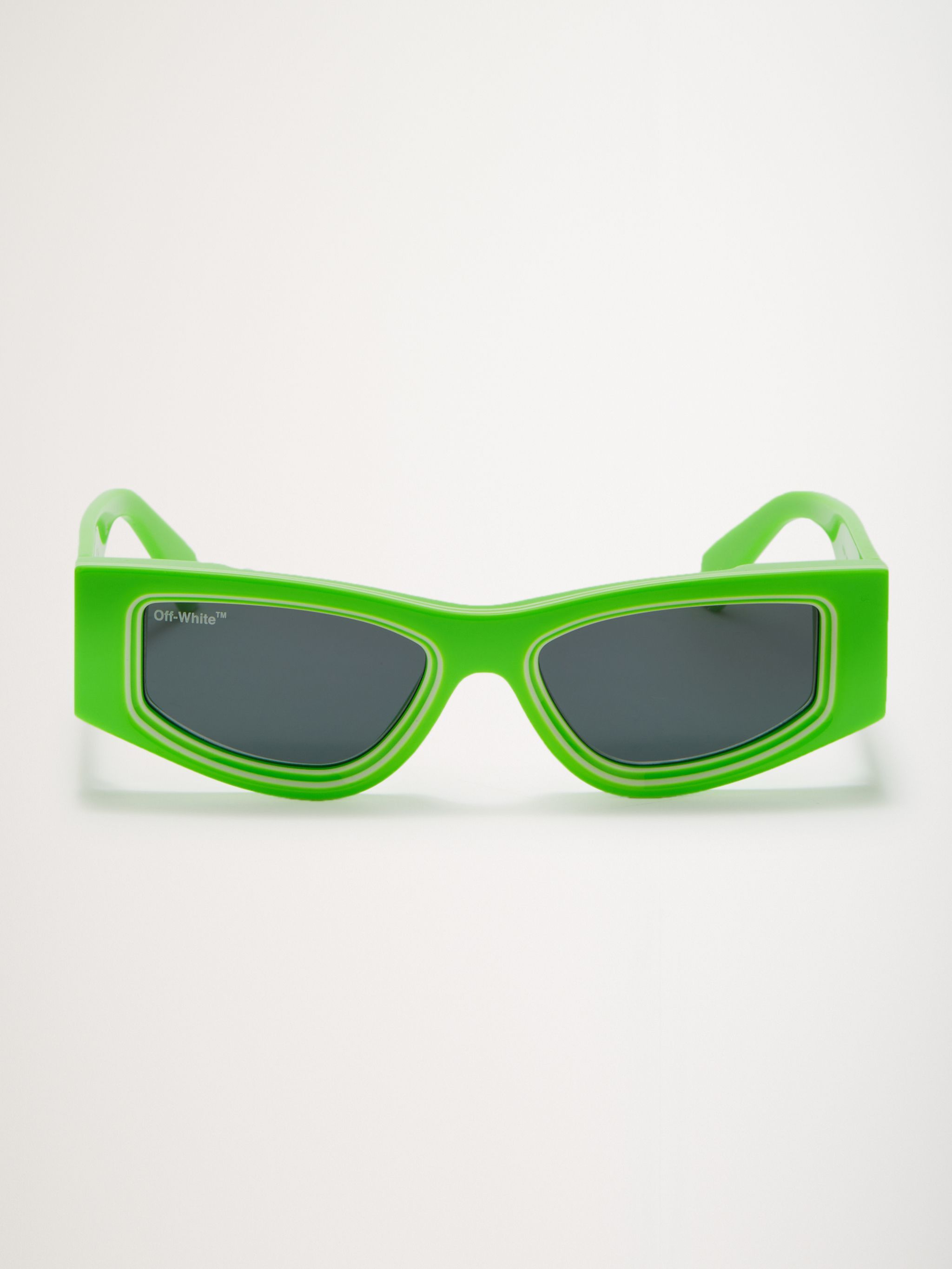 Off-White o1mle0724 / DUP / Andy Unisex Sunglasses in Green Size ONE SIZE - 1 Thumbnail