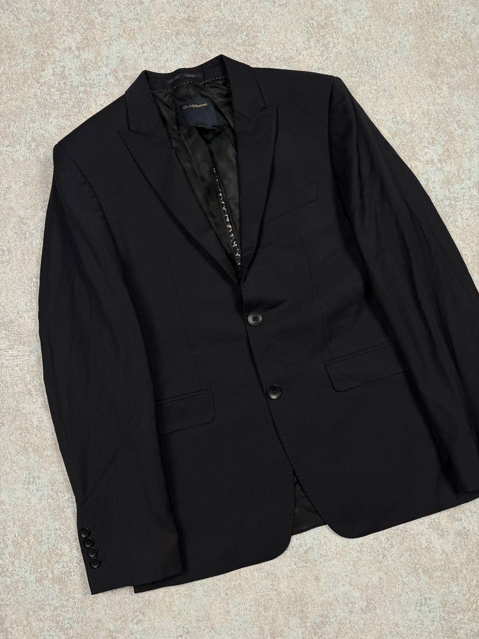 Roberto Cavalli Roberto Cavalli Class Mens Black Blazer Size 40R - 4 Thumbnail