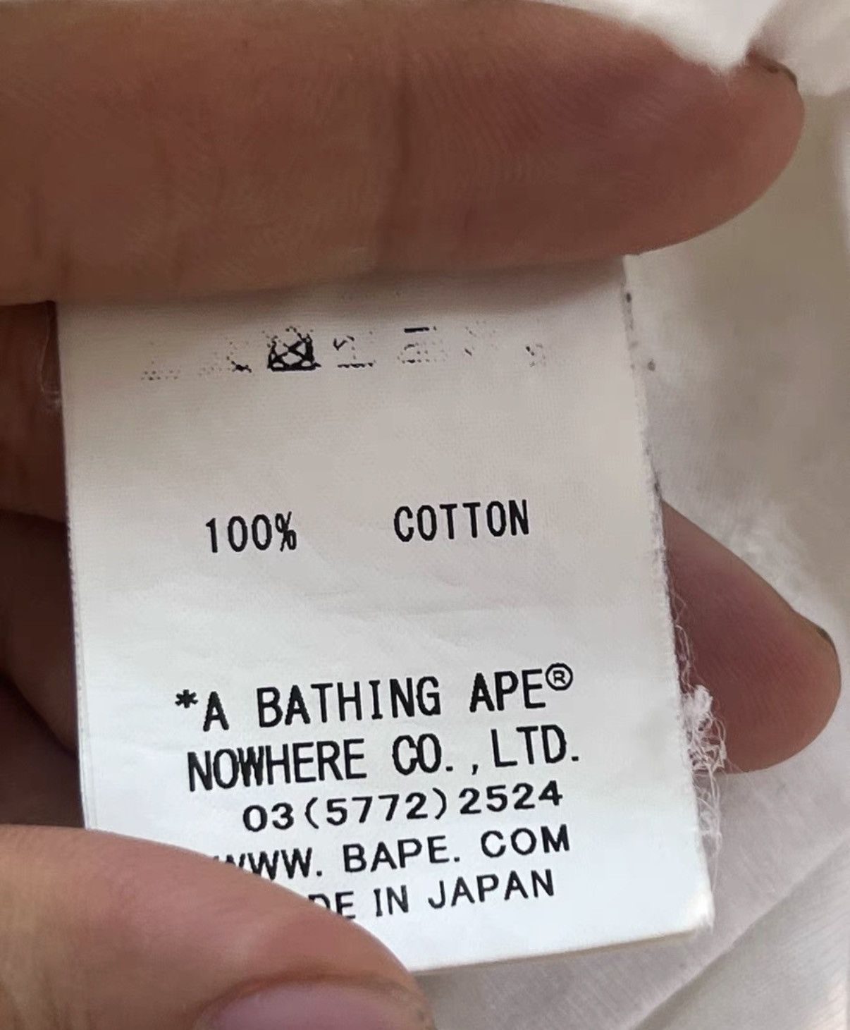 Bape BAPE OG Nigo era white short-sleeve tee Size US M / EU 48-50 / 2 - 5 Thumbnail