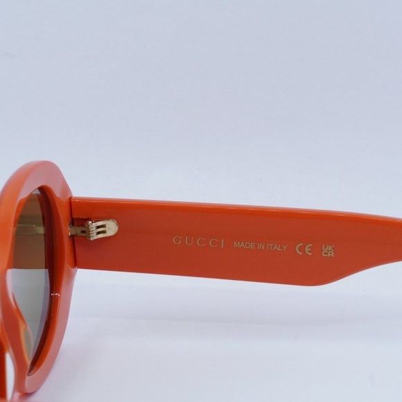 Gucci NEW GUCCI GG1587S 003 ORANGE BROWN SUNGLASSES Size ONE SIZE - 5 Thumbnail
