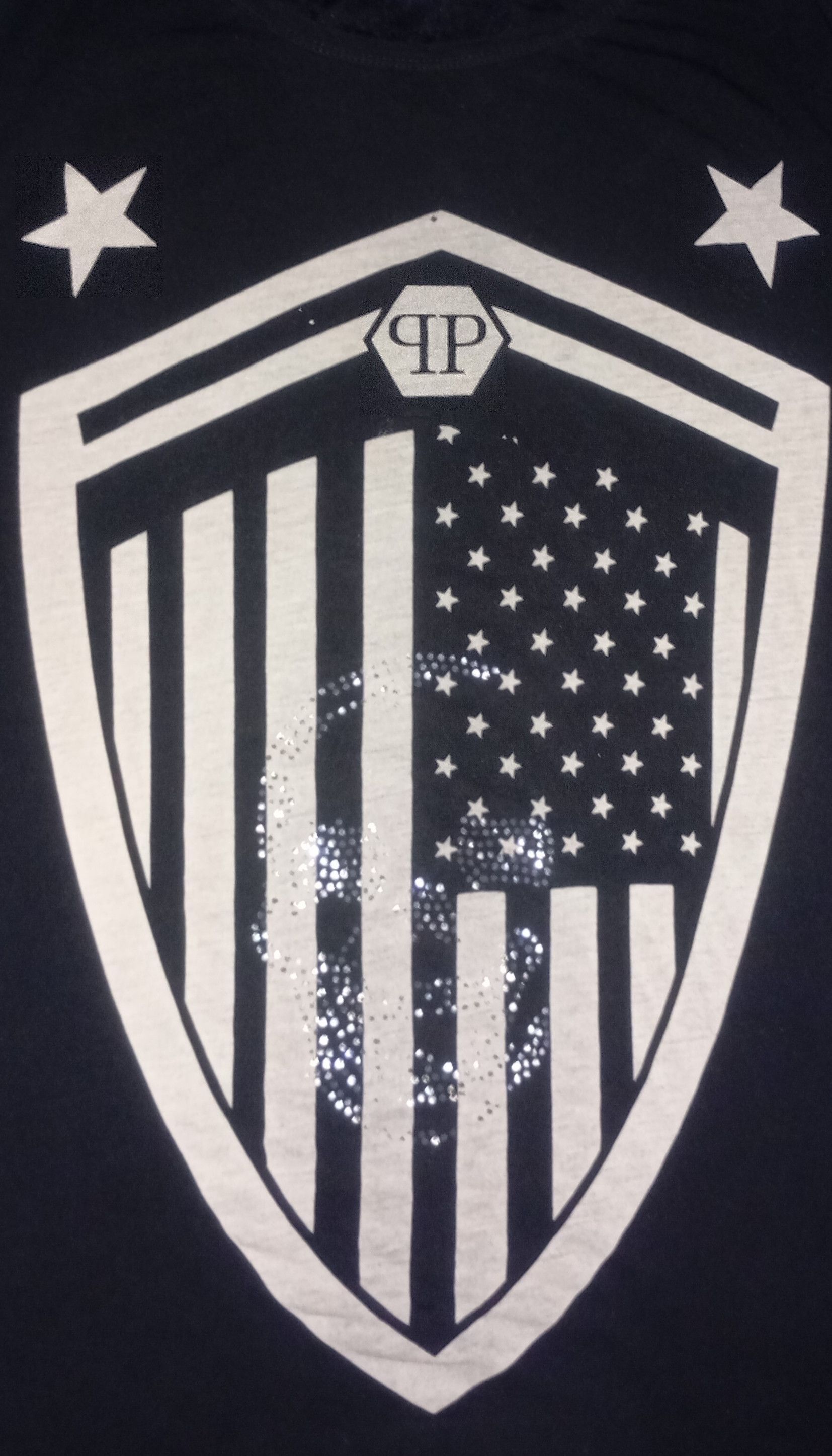 Philipp Plein Philipp Plein Homme - Stars & Stripes Longsleeve Size US S / EU 44-46 / 1 - 3 Thumbnail