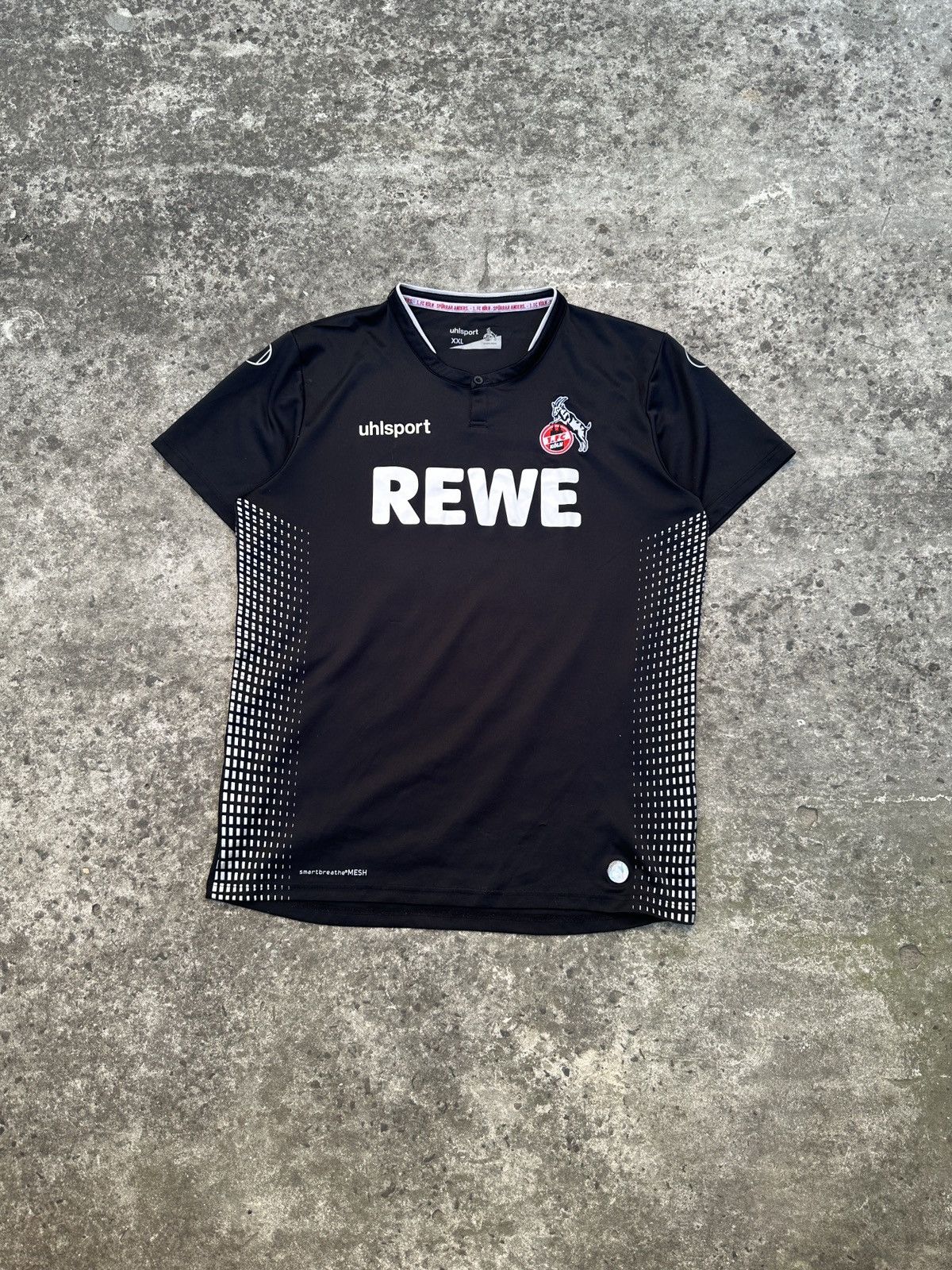 Vintage Uhlsport 1.FC Koln Soccer Jersey Blokecore Rare VTg 2XL Size US XXL / EU 58 / 5 - 1 Thumbnail