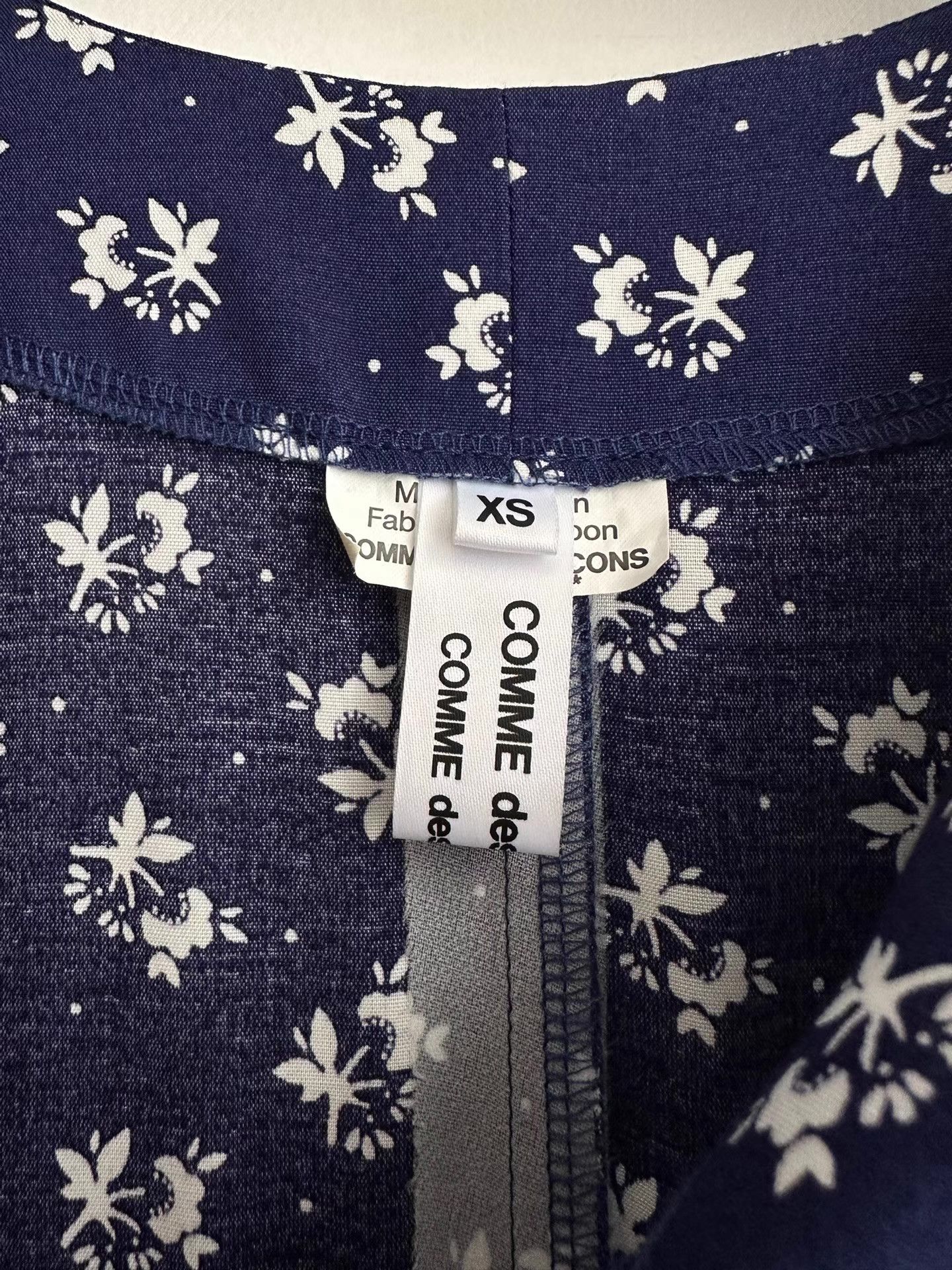 Comme des Garcons CDG Comcom Floral Chinese Style Spliced Long Dress Ｑ24 Size XS / US 0-2 / IT 36-38 - 4 Thumbnail