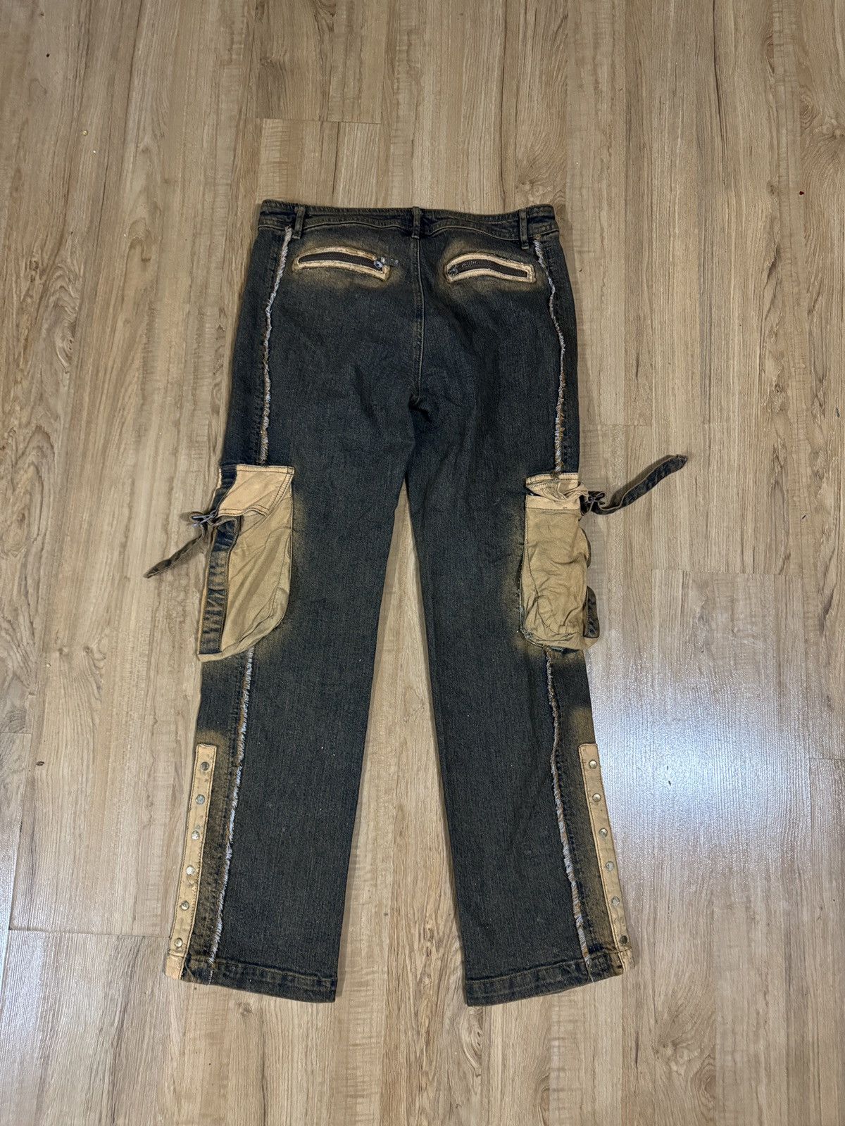 If Six Was Nine × Japanese Brand × Seditionaries JAPANESE BRAND BONDAGE JEANS Size US 34 / EU 50 - 4 Thumbnail