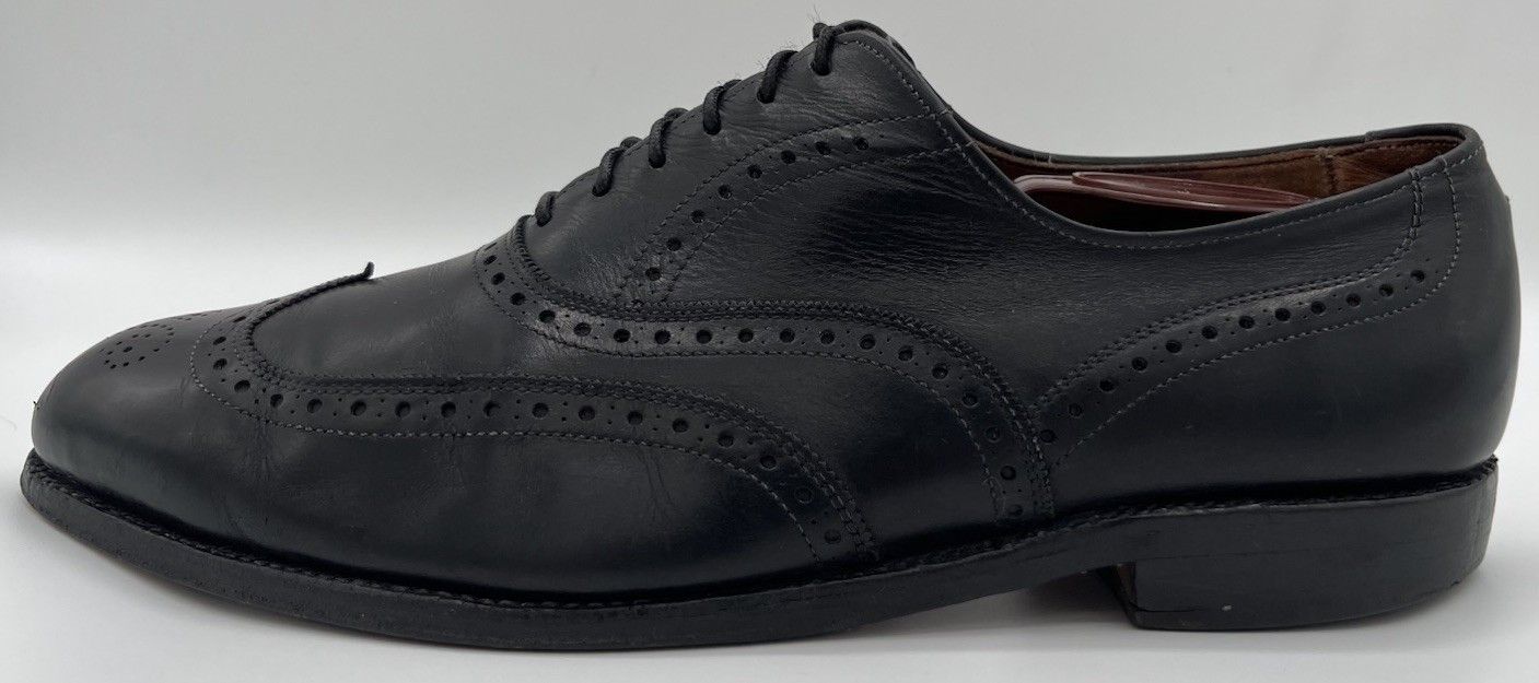 Allen Edmonds Allen Edmonds CHESTER Men Size 9.5D Black Leather Oxfords Size US 9.5 / EU 42-43 - 7 Thumbnail