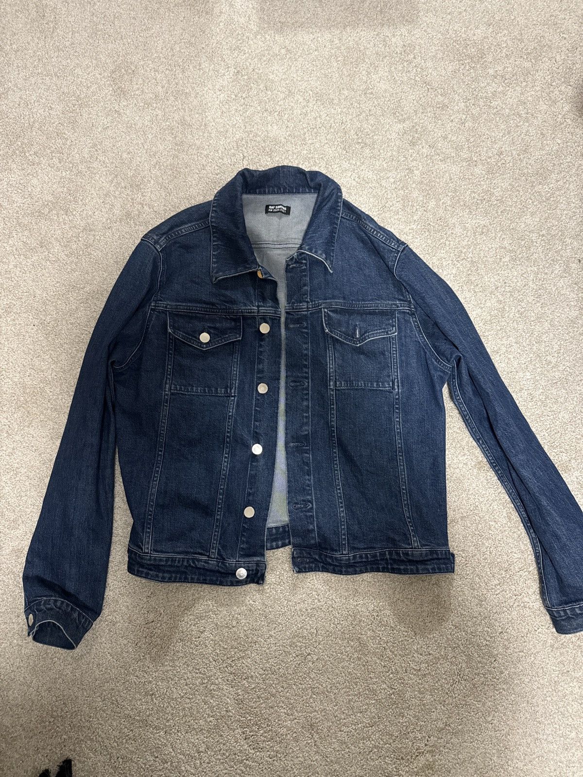 Raf Simons Solar youth AW2020 denim jacket Size US L / EU 52-54 / 3 - 1 Thumbnail