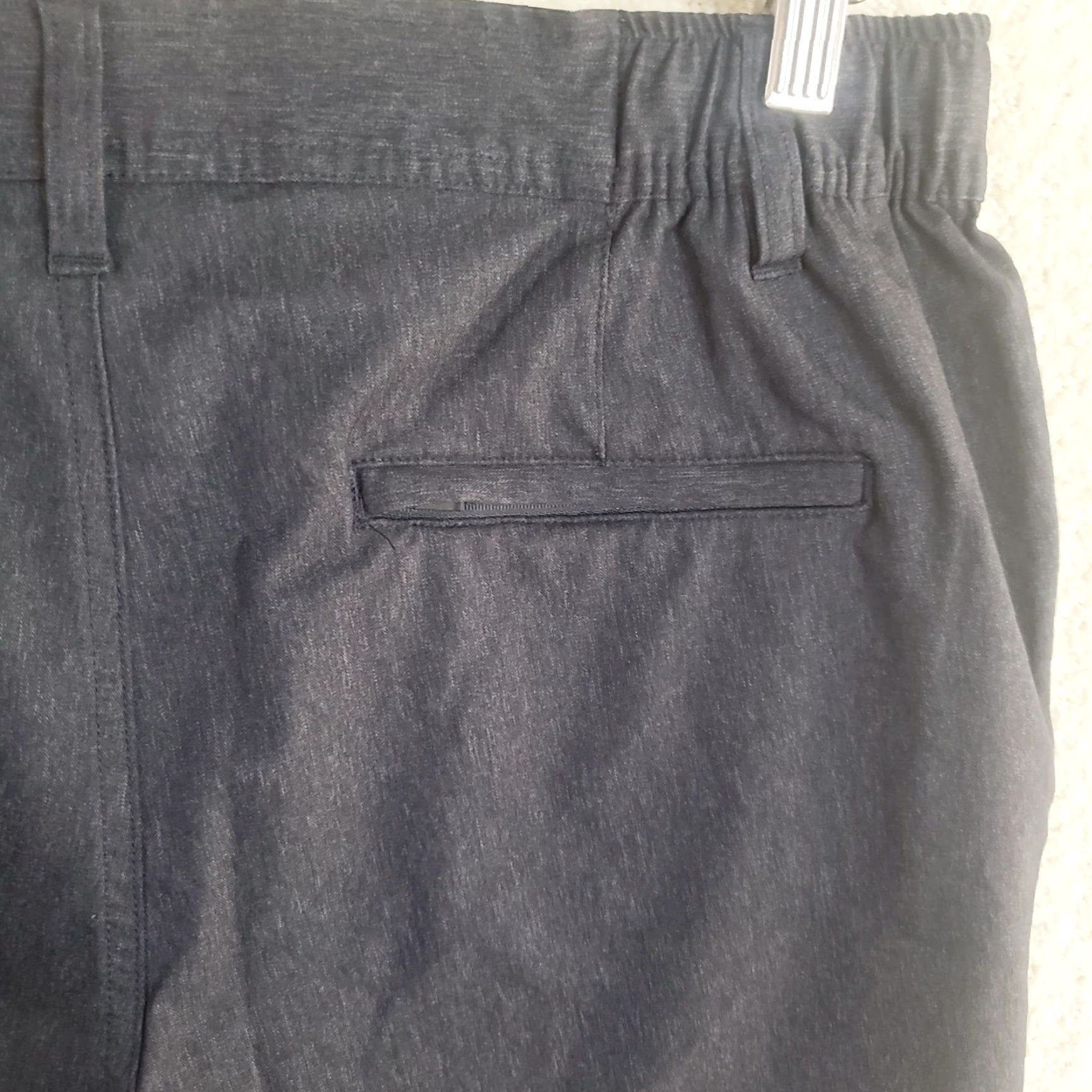 Vintage 32 Degrees Cool Men's 32x7 Grayish Blue Stretch Performance Soft Touch Shorts Size US 31 - 7 Thumbnail
