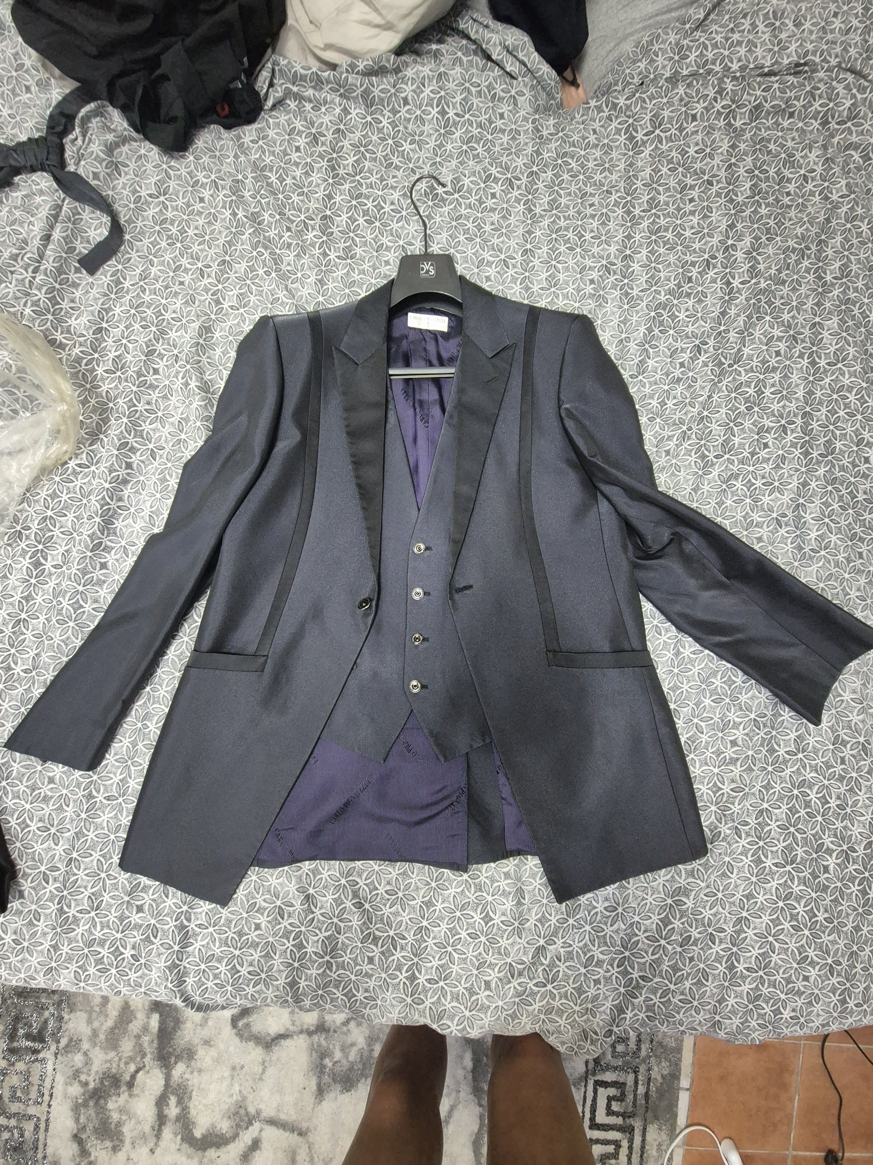 Carlo Pignatelli Italian Tuxedo Custom Made Carlo Pignatelli Size 50R - 14 Thumbnail